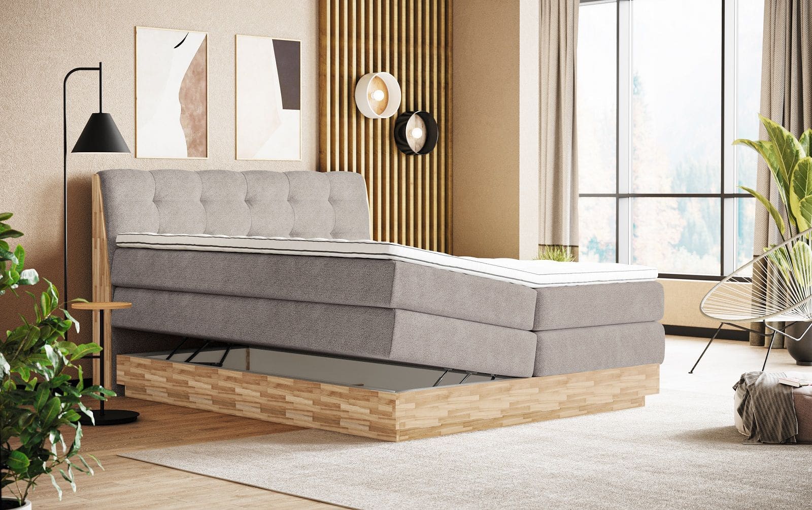 Boxspringbett Melissa Orlando – Cotta Premium Komfort Boxspringbett Melissa Orlando – Cotta Premium Komfort
