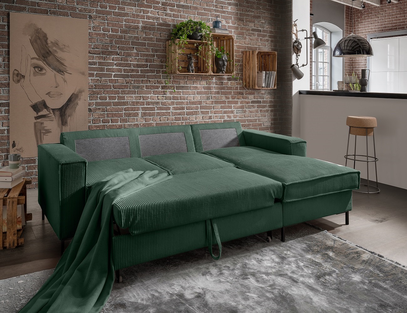 Ecksofa Rom – Die Wohlfühloase mit Schlaffunktion Ecksofa Rom – Die Wohlfühloase mit Schlaffunktion