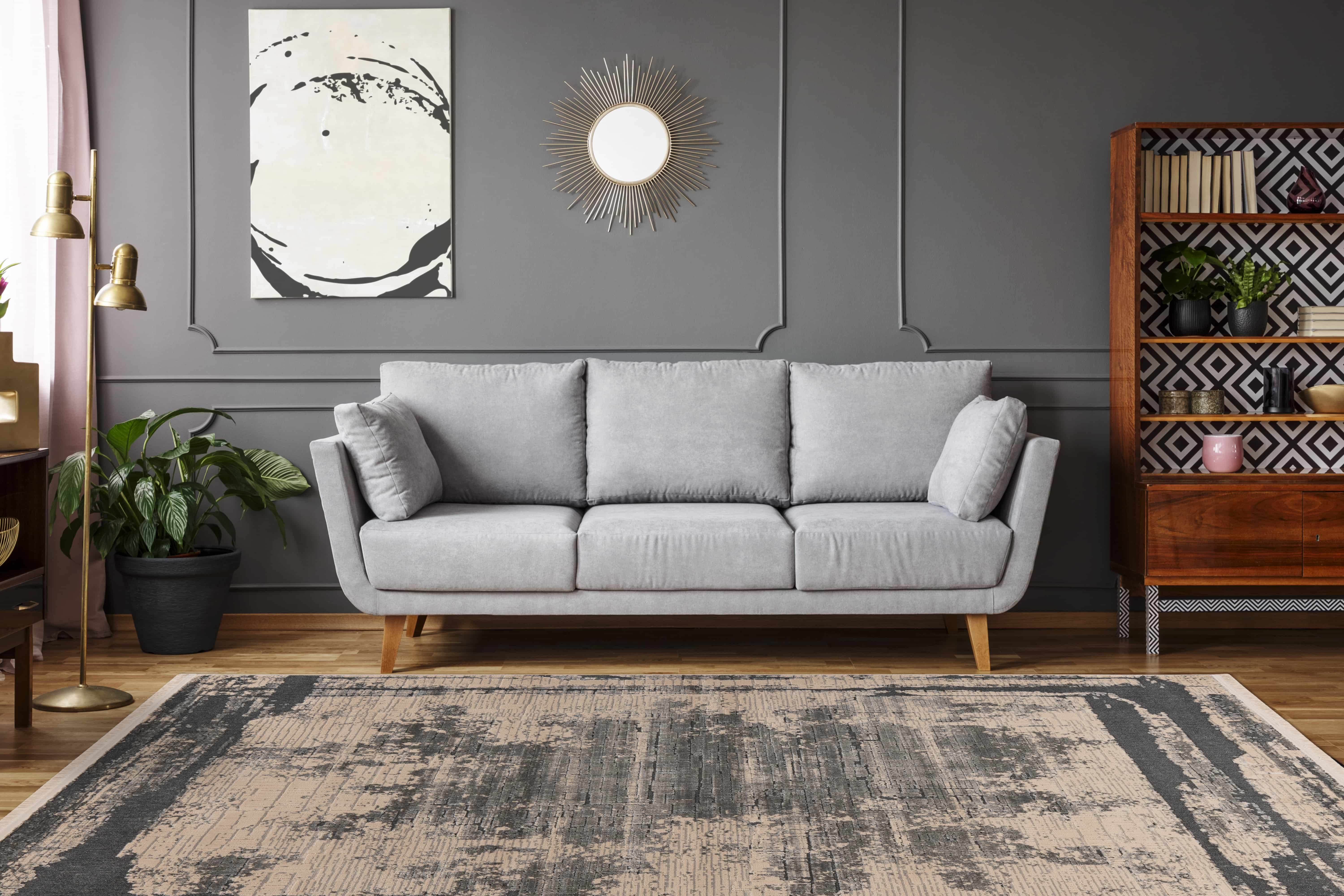 Teppich Adela 225 Grau 80 x 150 cm | Kurzflor-Teppich Teppich Adela 225 Grau 80 x 150 cm | Kurzflor-Teppich