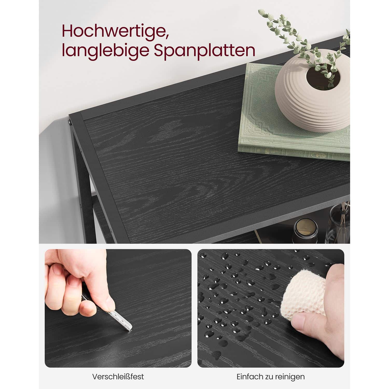 Bücherregal mit 5 Ebenen-LLS155B56 Bücherregal mit 5 Ebenen-LLS155B56