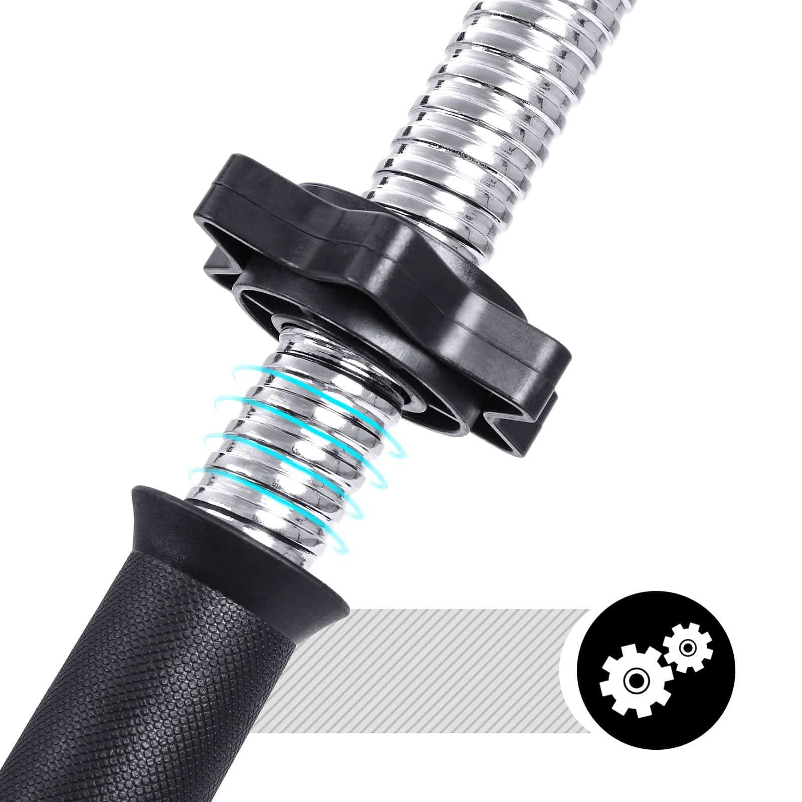 Kurzhantel-Set 20 kg Schwarz