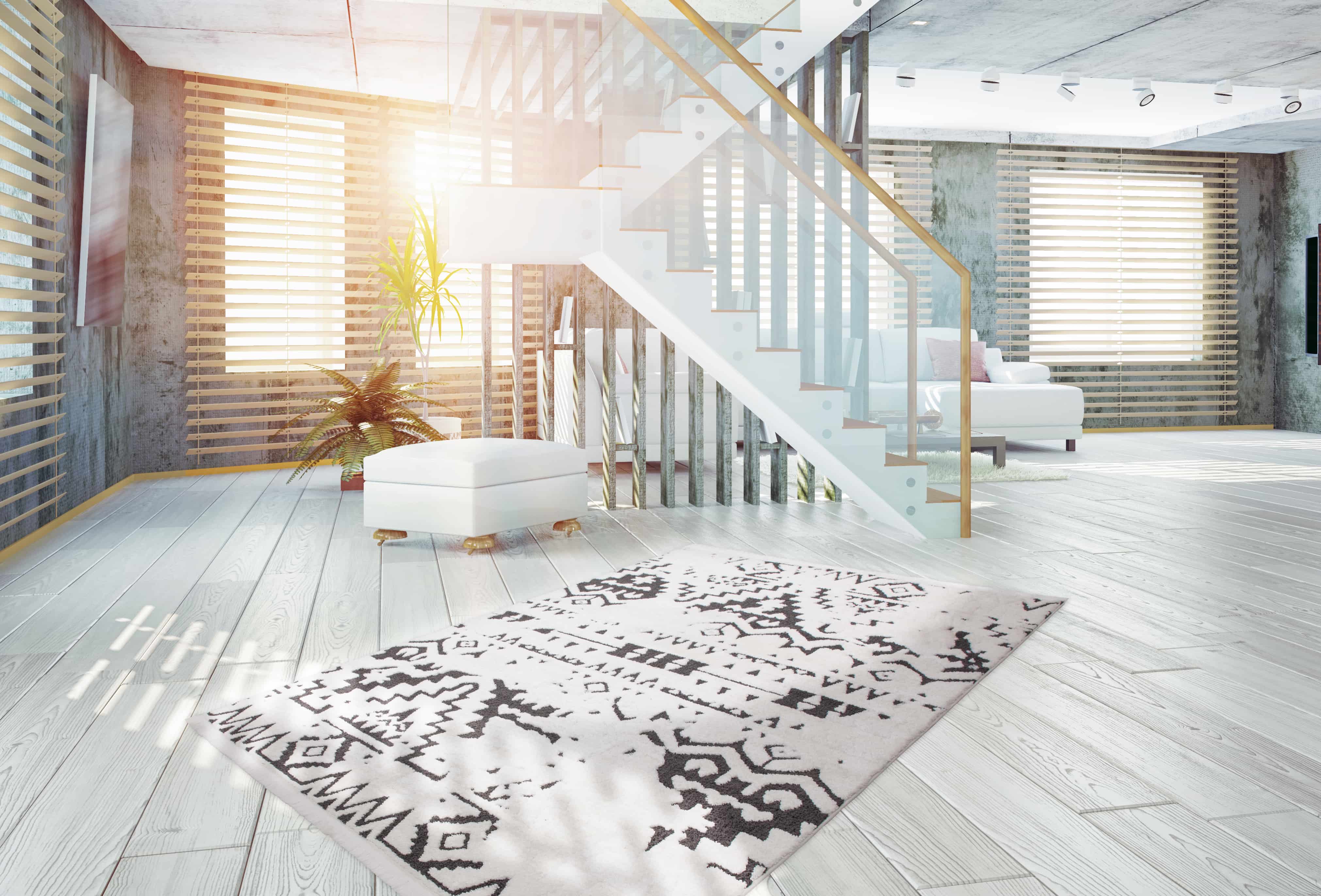 Agadir 110 Weiß / Schwarz 80cm x 150cm Agadir 110 Weiß / Schwarz 80cm x 150cm