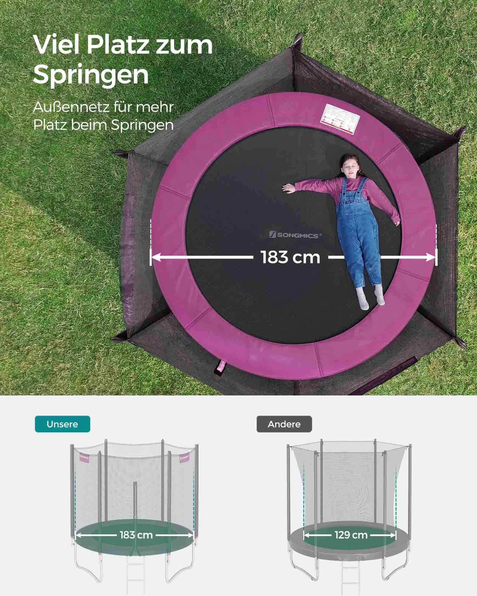 Trampolin vom TÜV Rheinland GS-Zertifikat sicher-B34STR061P01V1 Trampolin vom TÜV Rheinland GS-Zertifikat sicher-B34STR061P01V1