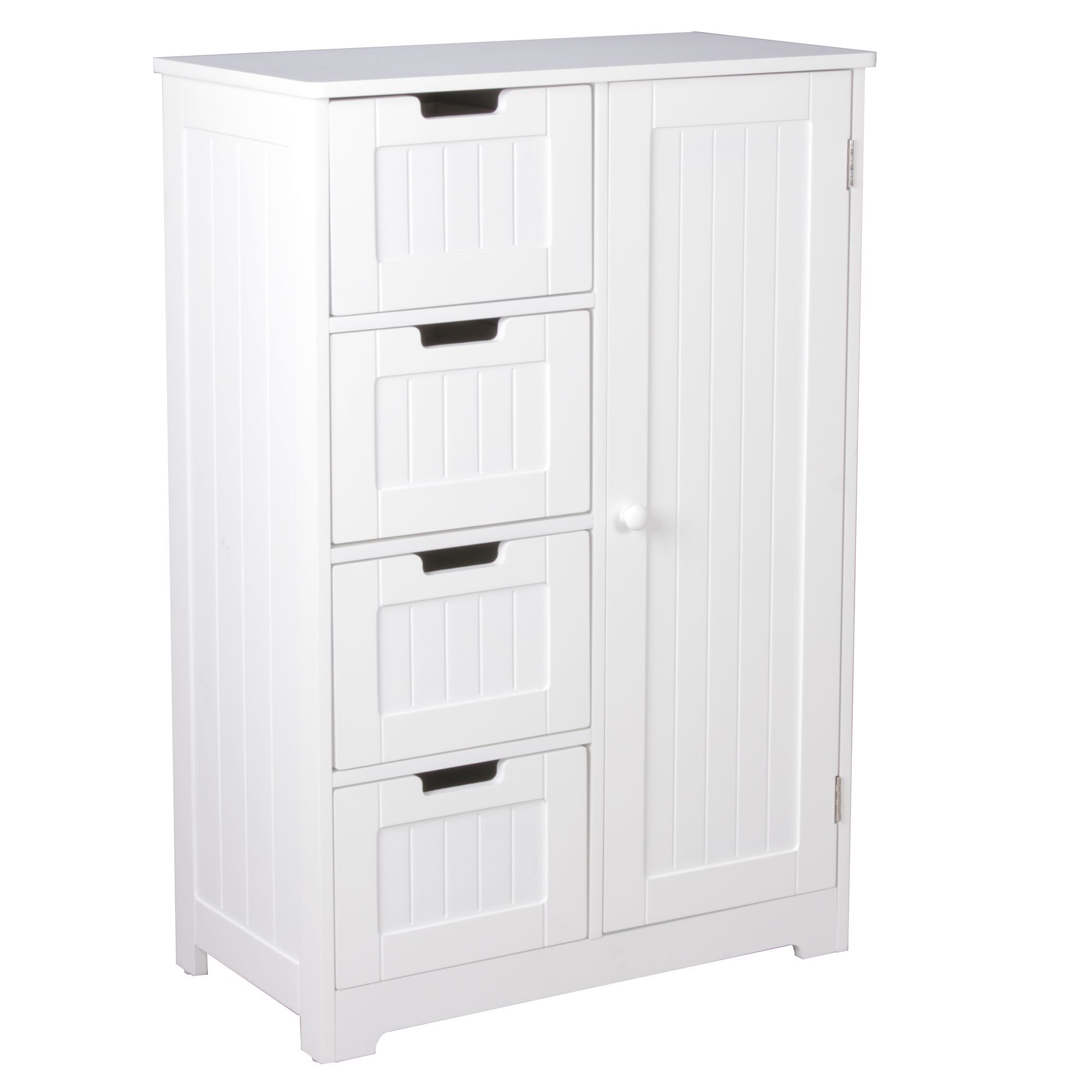 Design Badschrank PATTI Landhaus-Stil MDF-Holz 56 x 83 x 30 cm weiß Design Badschrank PATTI Landhaus-Stil MDF-Holz 56 x 83 x 30 cm weiß