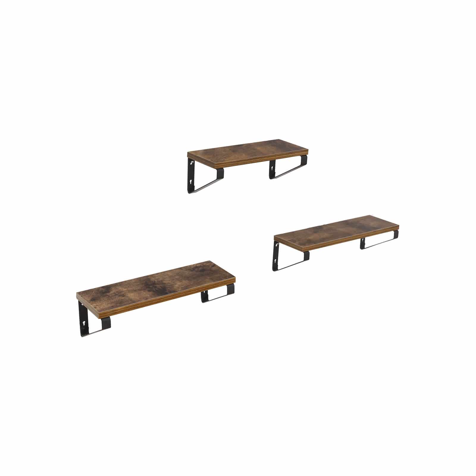 Industrie-Look Wandregale 3er Set-B34LWS33BX Industrie-Look Wandregale 3er Set-B34LWS33BX