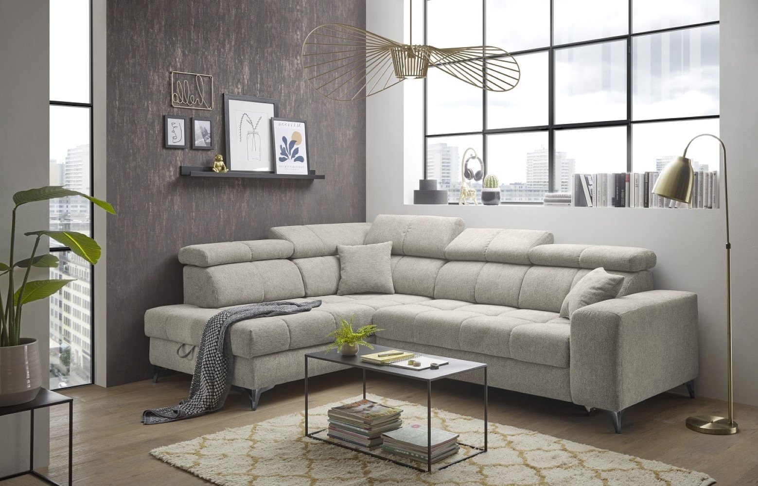 Ecksofa mit Schlaffunktion Sydney – ED Exciting Design