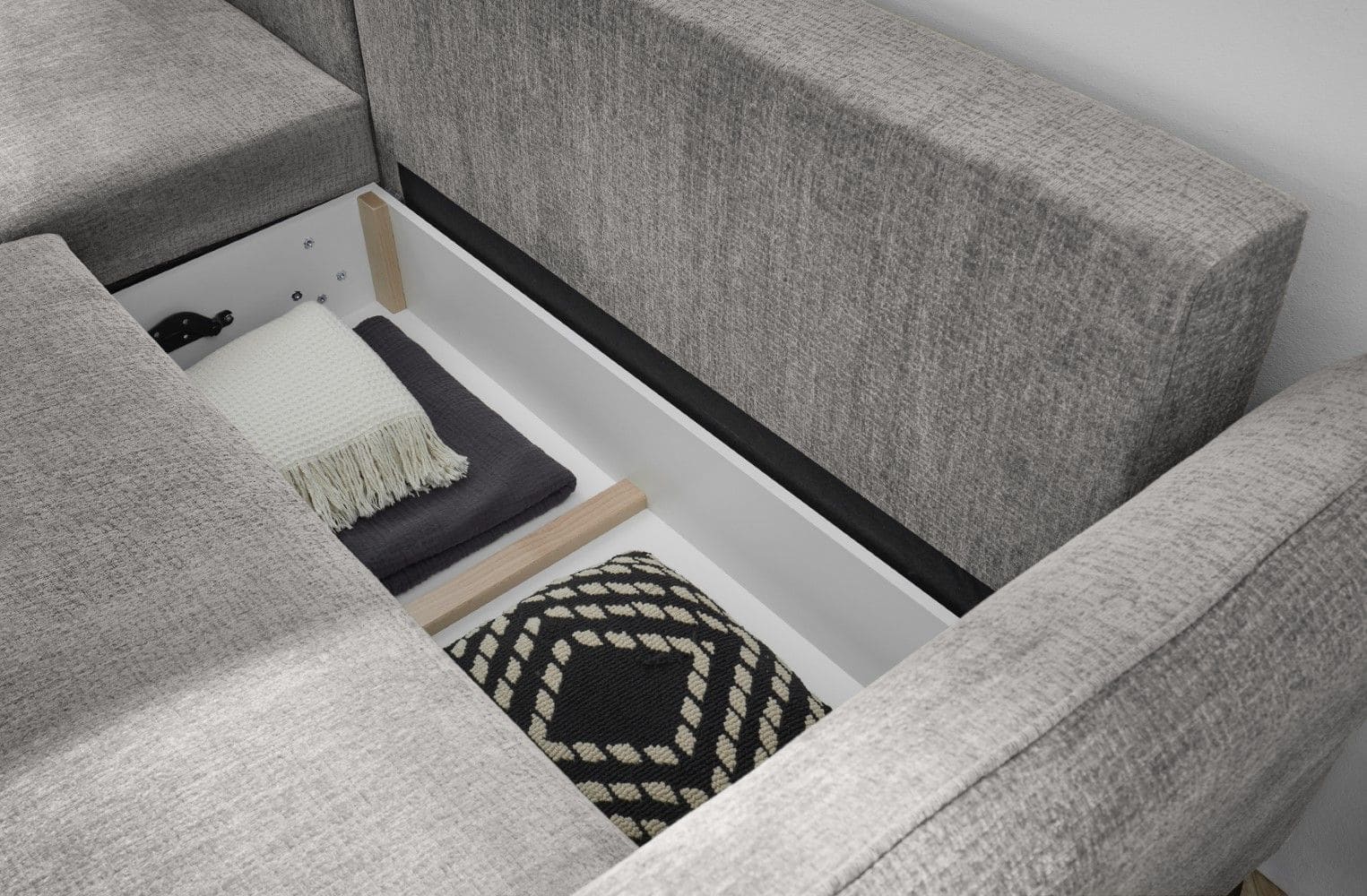 ED Exciting Design Ecksofa Heyland mit Schlaffunktion & Bettkasten