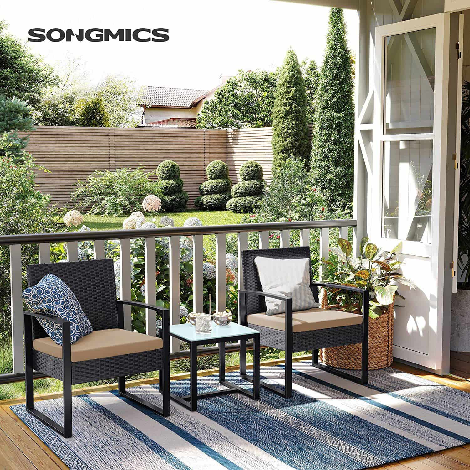 Gartenmöbel-Set aus Polyrattan Gartenmöbel-Set aus Polyrattan