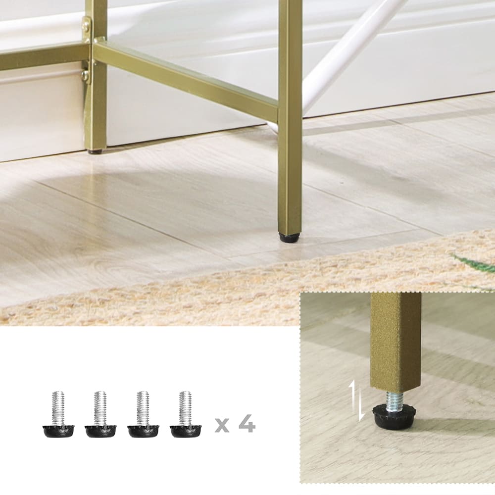 Standregal aus Hartglas Standregal aus Hartglas