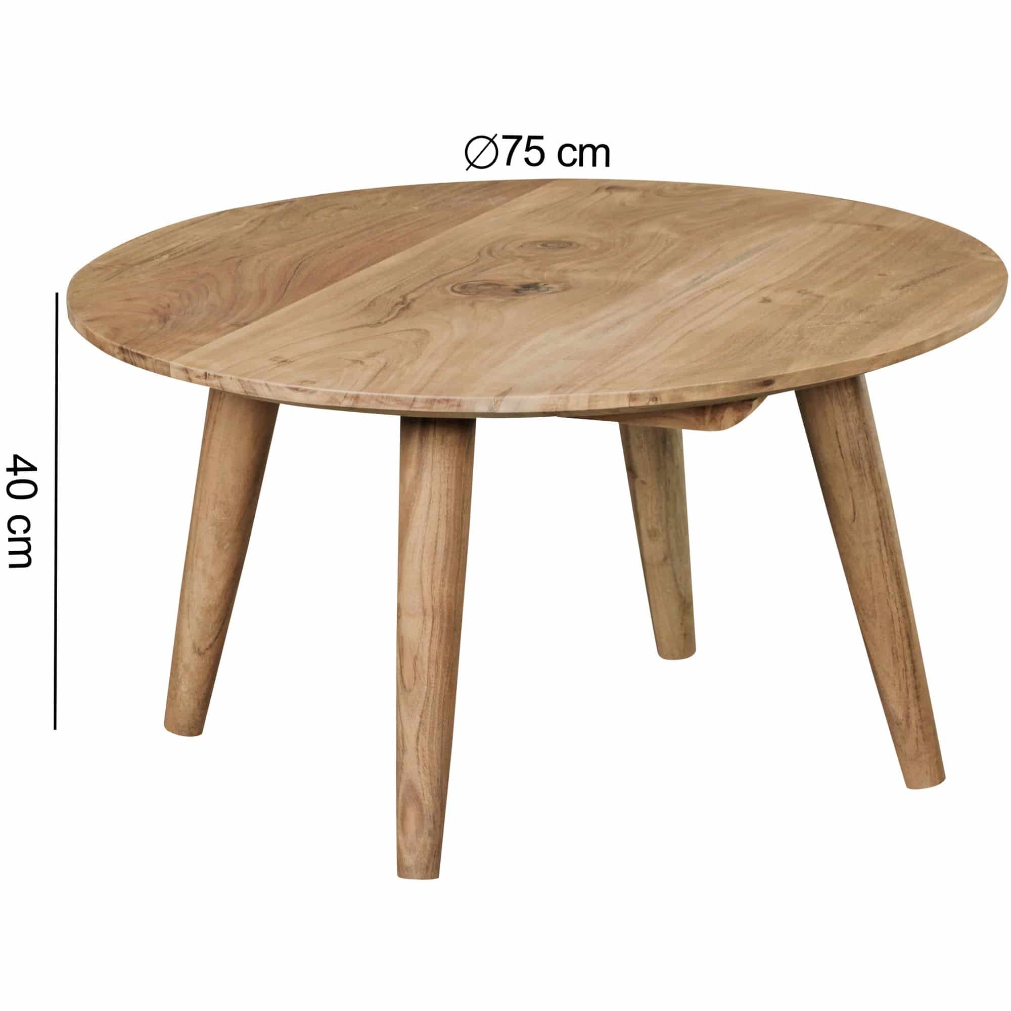 Couchtisch BOHA Massivholz Akazie Couchtisch BOHA Massivholz Akazie