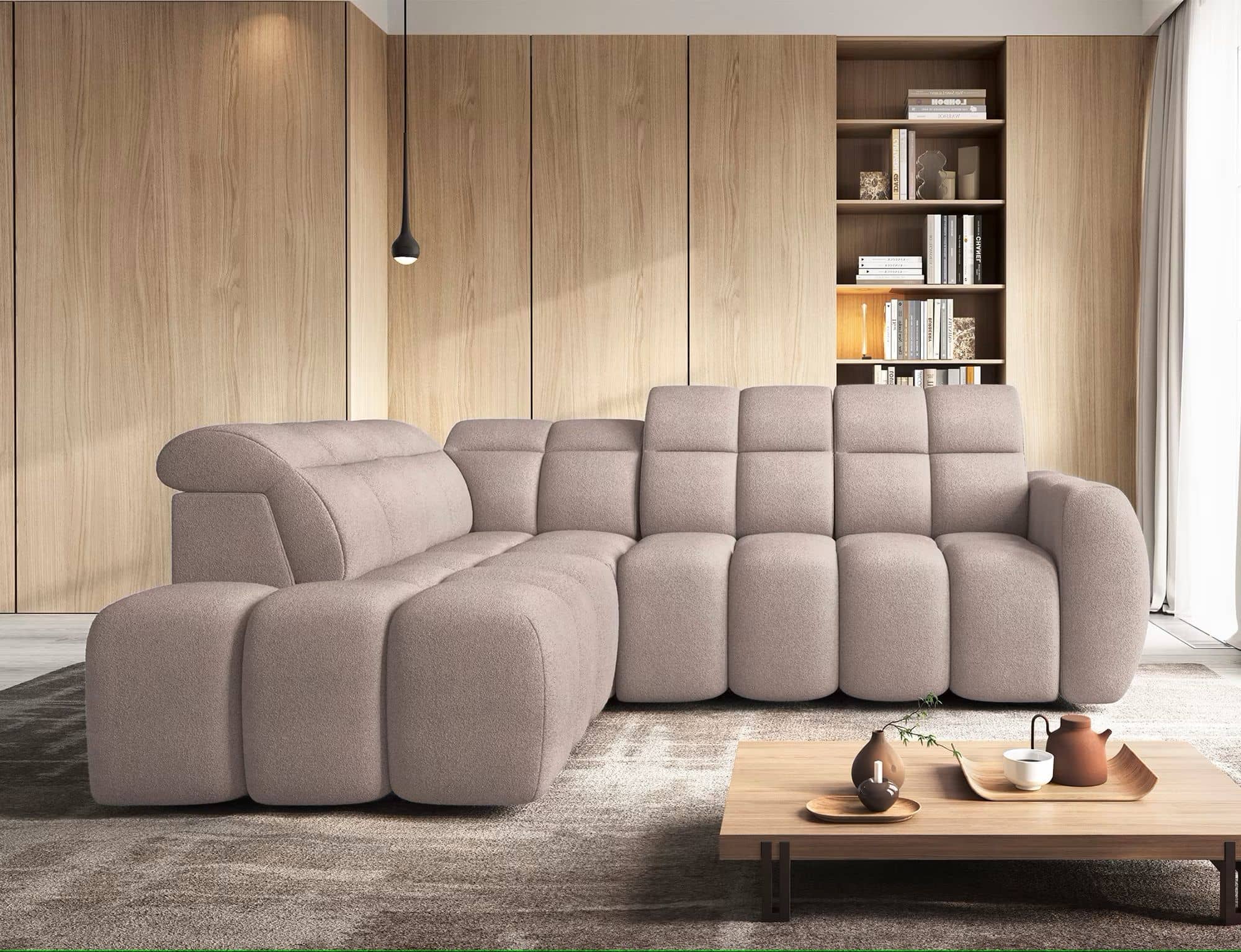 Sofa Falconn Xillar Braun links – Modernes Ecksofa mit elektrischem Sitzvorschub & Bettkasten Sofa Falconn Xillar Braun links – Modernes Ecksofa mit elektrischem Sitzvorschub & Bettkasten