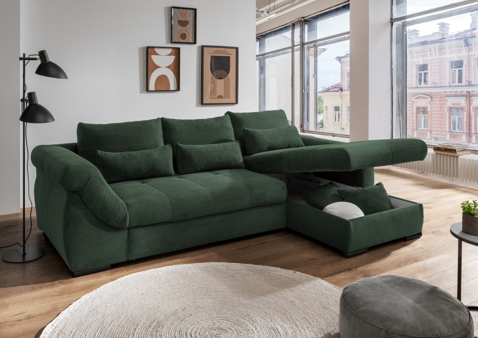 Benformato_Federico_2FRU-RECBK-4822_F10-4 Stilvoll und Erfrischend: Moosgrünes Federico Sofa