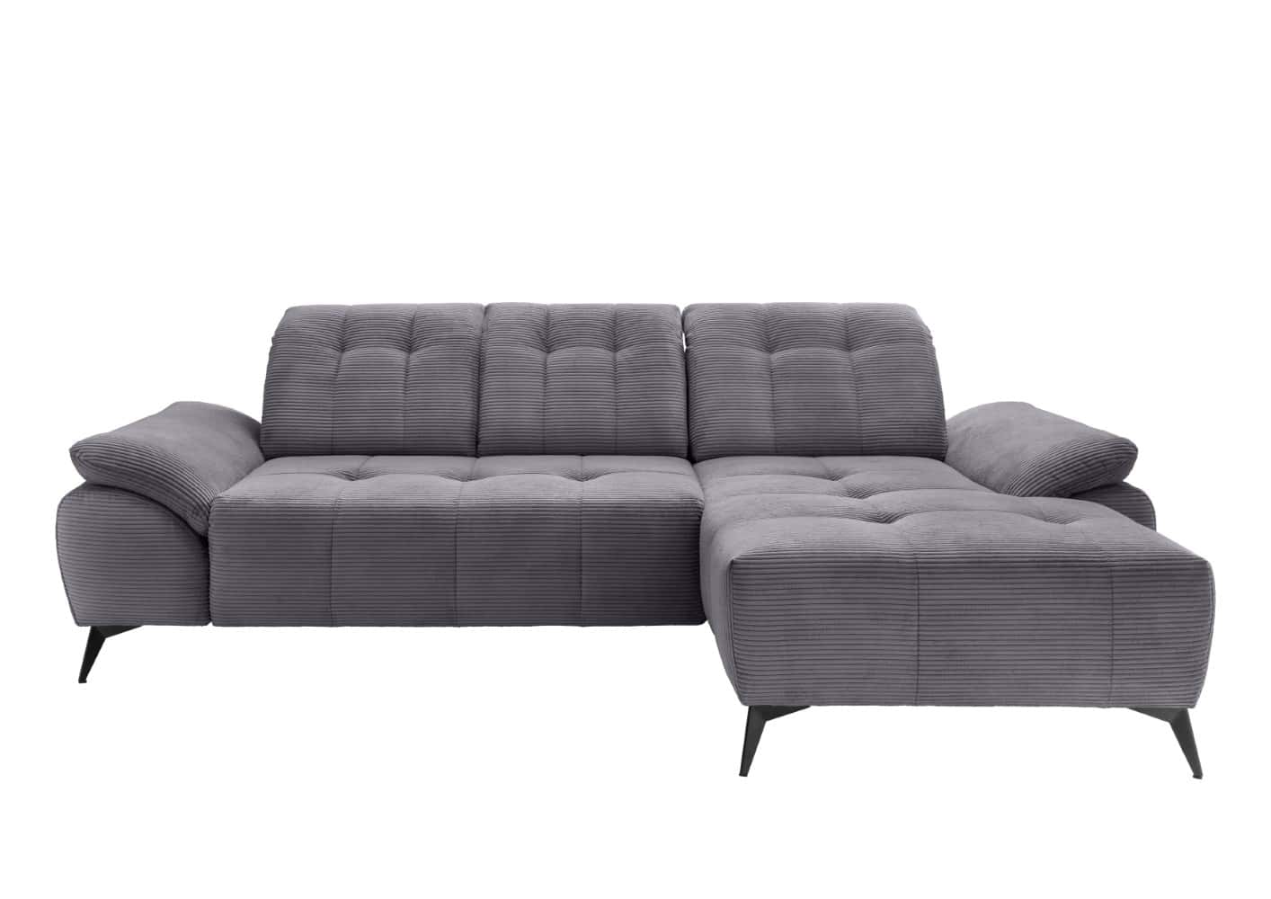 Sofa Fiore Benformato Cord mit elektronischem Sitzvorschub