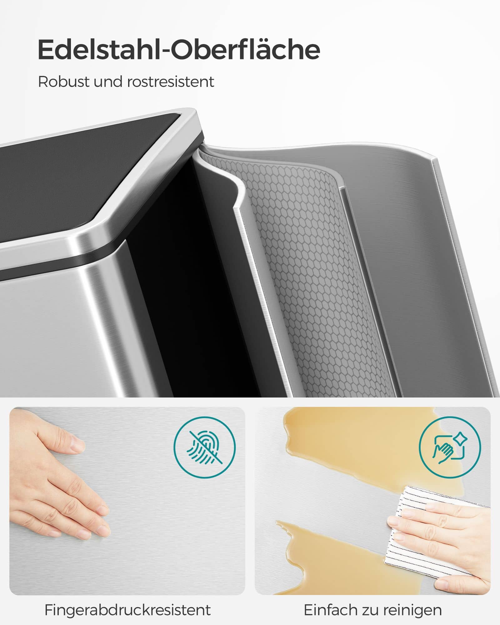 Mülltrenner 60 Liter ( 2 x 30 L)-B34LTB60NL Mülltrenner 60 Liter ( 2 x 30 L)-B34LTB60NL