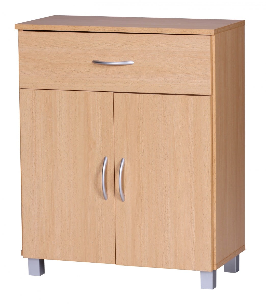 35977-WOHNLING-Sideboard-Buche-60-x-75-cm-WL1-335-WL1-_2 Sideboard Buche WL1.335 60x75x30cm Kommode mit Schublade und Türen