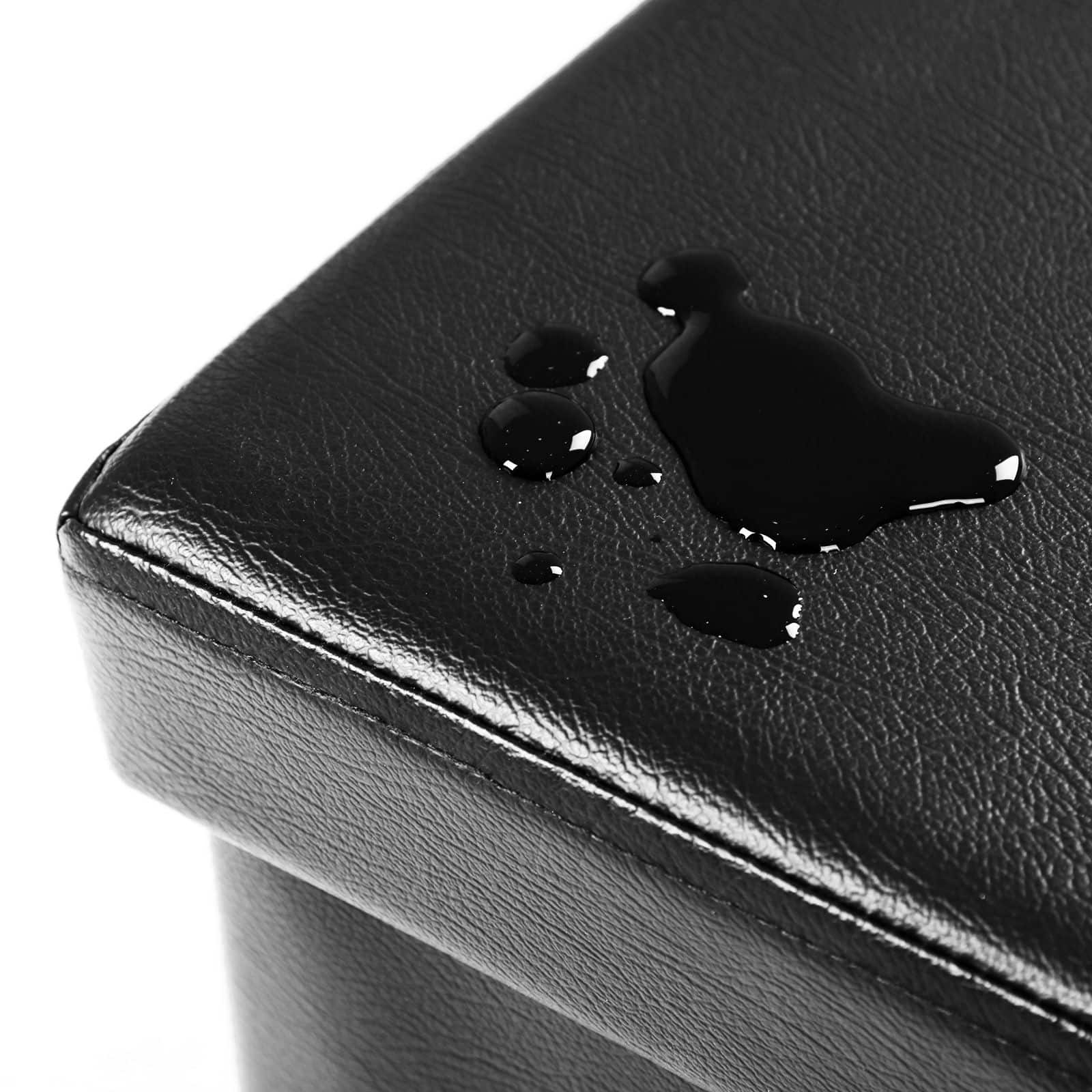Sitzwürfel Kunstleder Schwarz-LSF101 Sitzwürfel Kunstleder Schwarz-LSF101