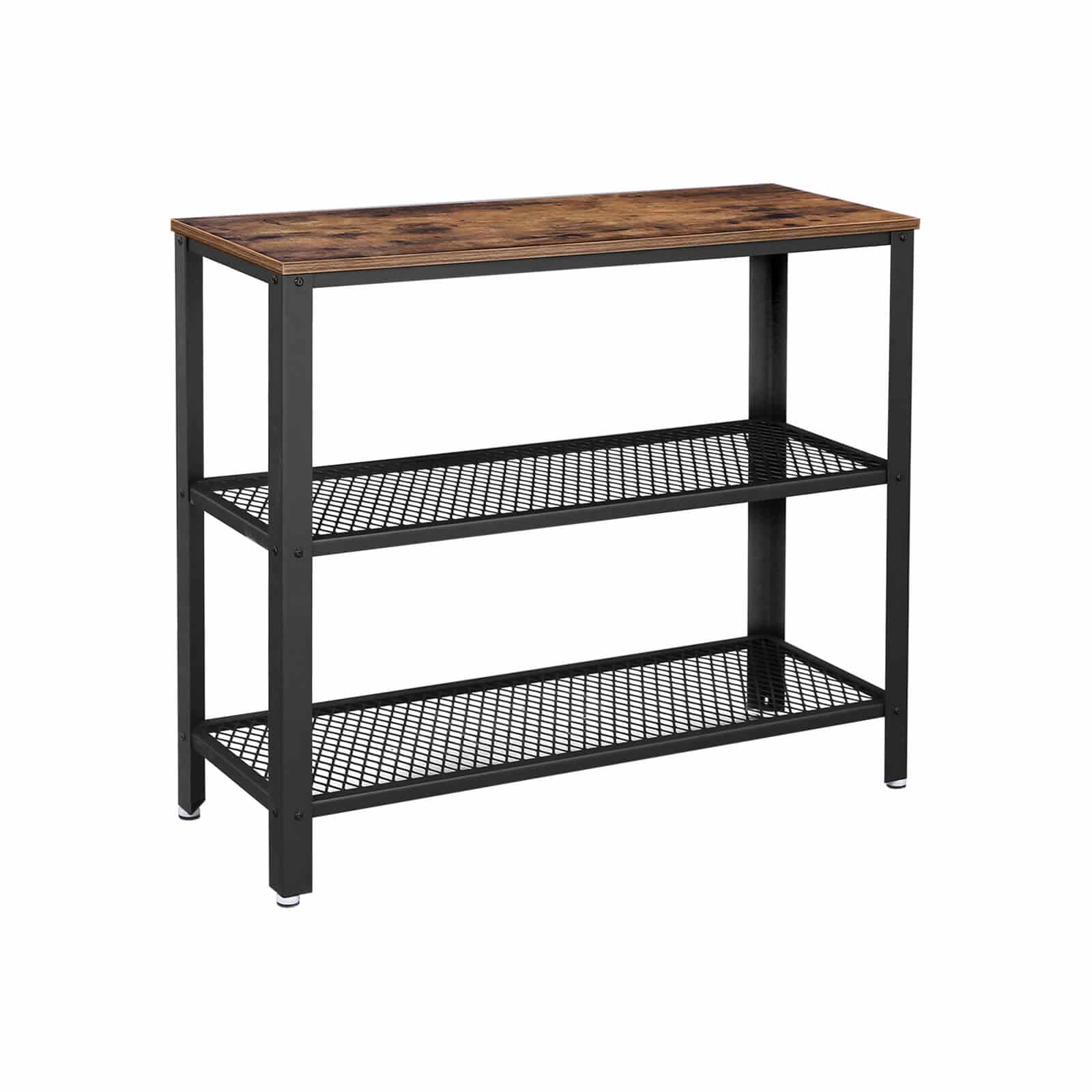 VASAGLE Konsolentisch LNT81BX: Vintage-Industrie-Design für Wohnzimmer und Flur-LNT81BX VASAGLE Konsolentisch LNT81BX: Vintage-Industrie-Design für Wohnzimmer und Flur-LNT81BX