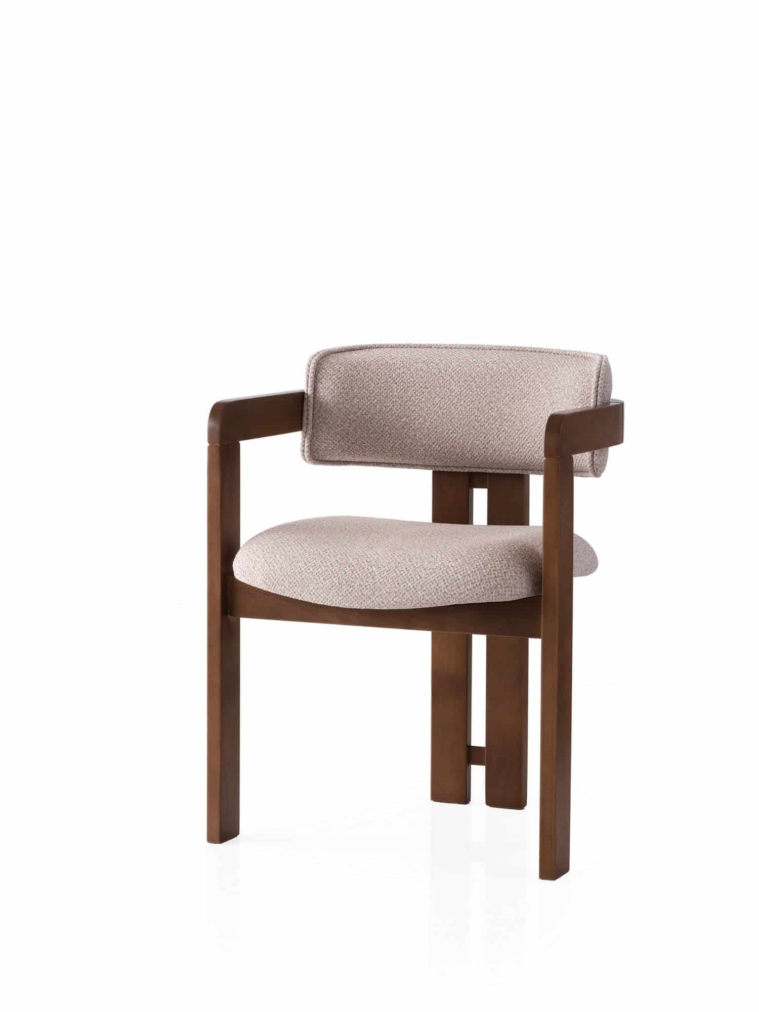Cozy - 048 - Walnuss, cream - Esszimmerstuhl Cozy - 048 - Walnuss, cream - Esszimmerstuhl