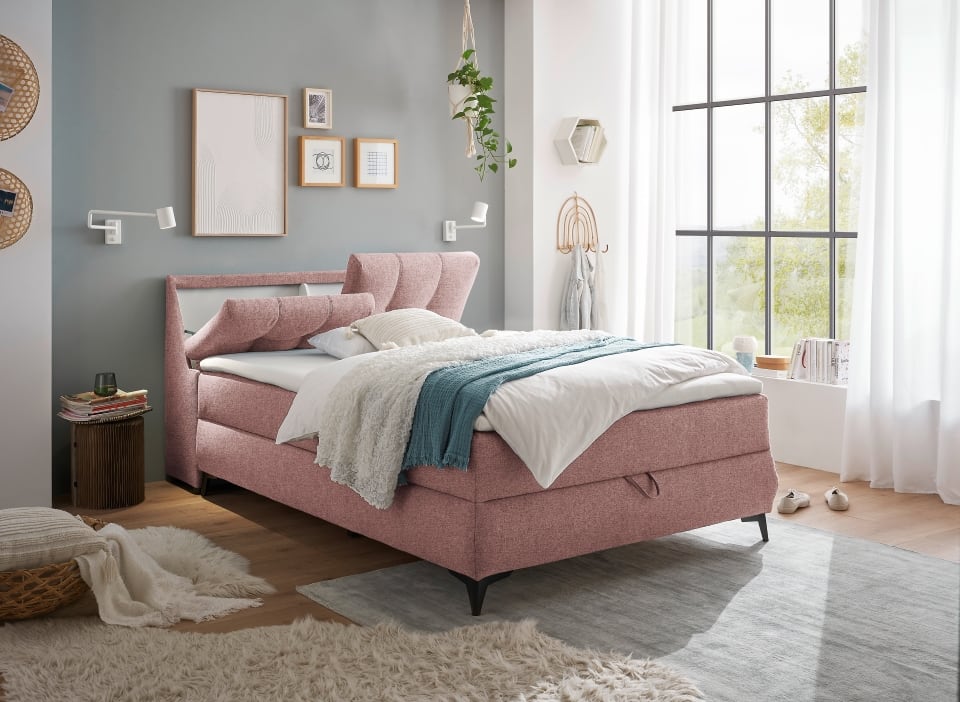 Atlantis-140_Lumos-52-flamingo_Milieu_FKt Flamingo Vibes: Boxbett Atlantis in Flachgewebe - Myhomelando