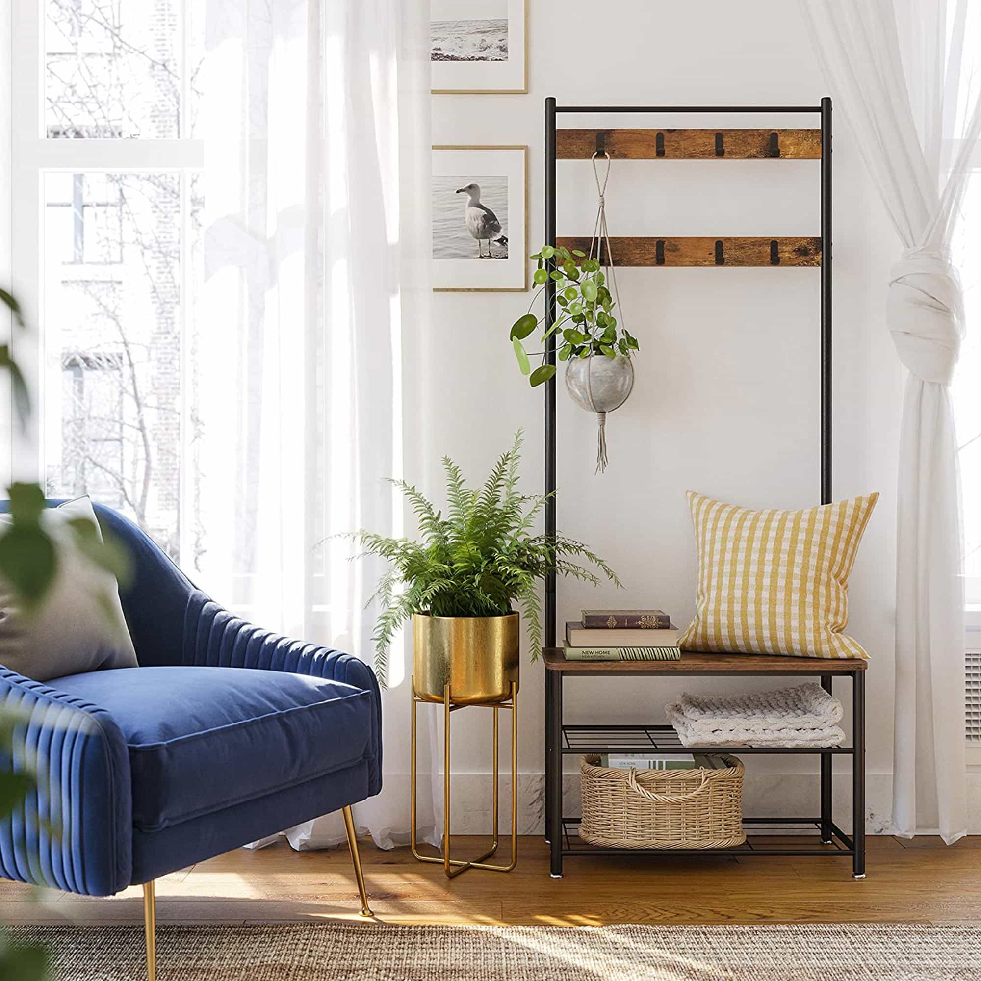 Industriestil Garderobe & Schuhablage-B34HSR41BX Industriestil Garderobe & Schuhablage-B34HSR41BX