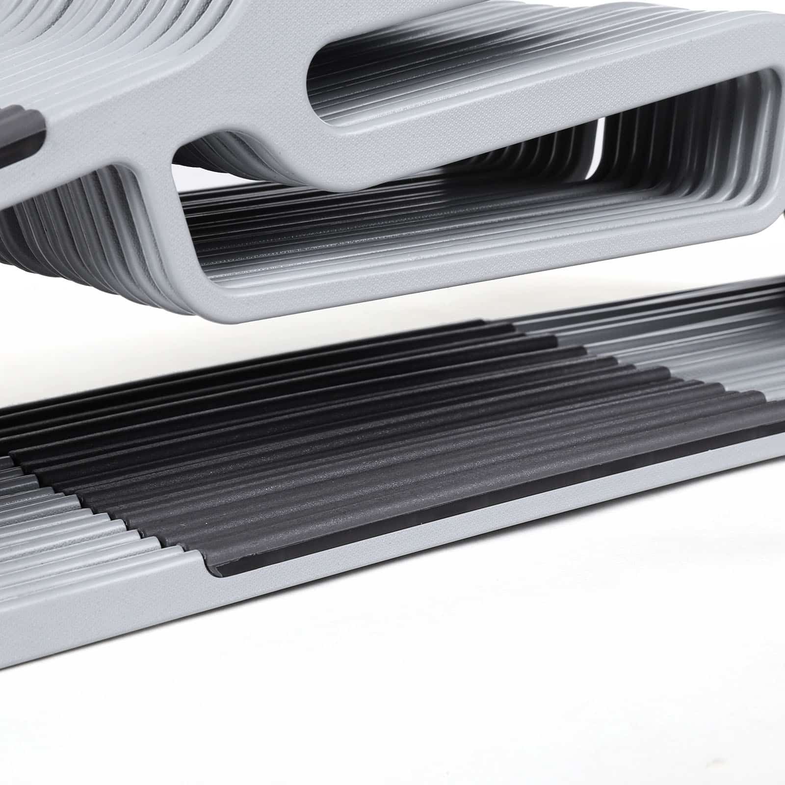 Kleiderbügel 20 Stück Grau Kunststoff-B34CRP41G Kleiderbügel 20 Stück Grau Kunststoff-B34CRP41G