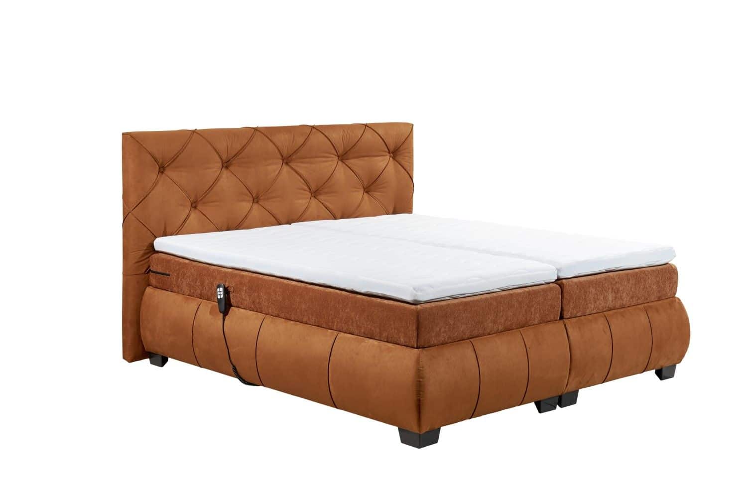 Boxspringbett Mansura 180x200 Motor – Ed Exciting Design | Velourstoff Hogan