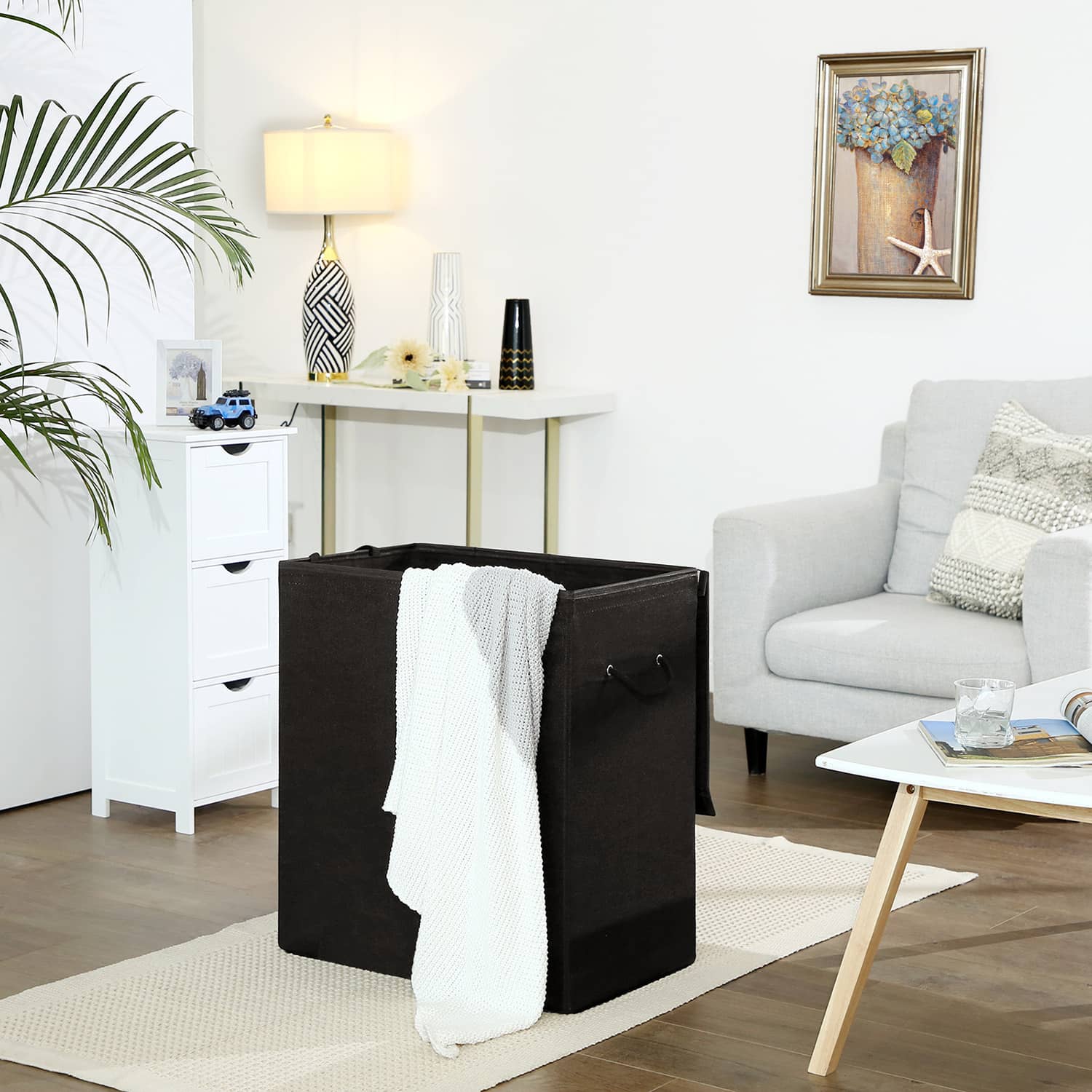 Wäschekorb 142 L Schwarz-LCB02BK Wäschekorb 142 L Schwarz-LCB02BK