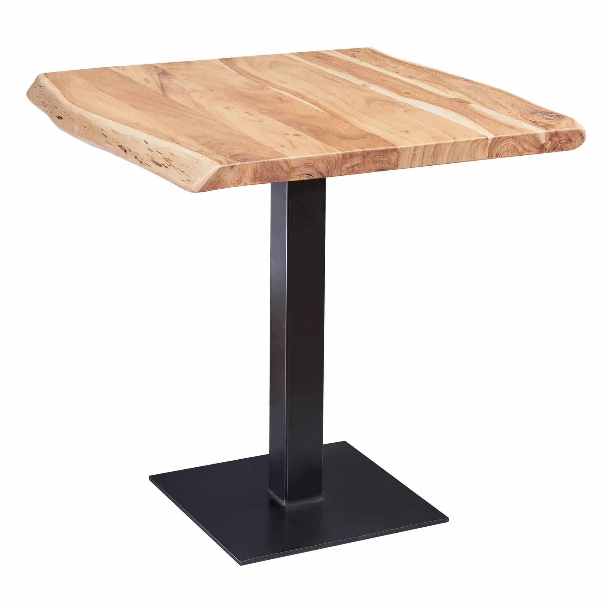 Esstisch Baumkante 80 x 75 x 75 cm Akazie Massivholz Esszimmertisch Esstisch Baumkante 80 x 75 x 75 cm Akazie Massivholz Esszimmertisch