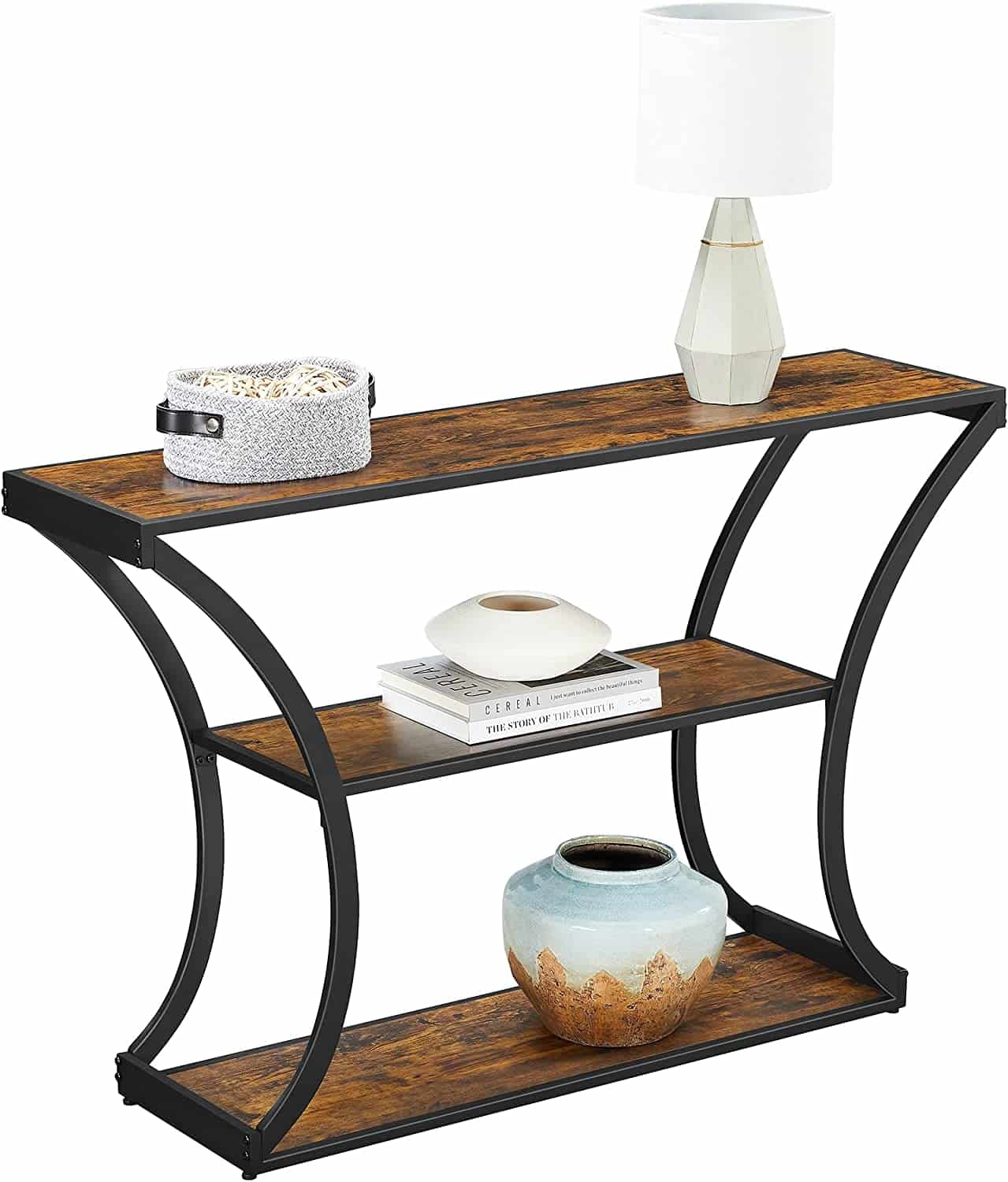 LNT089B01-2 Industriestil Konsolentisch 3 Ablagen