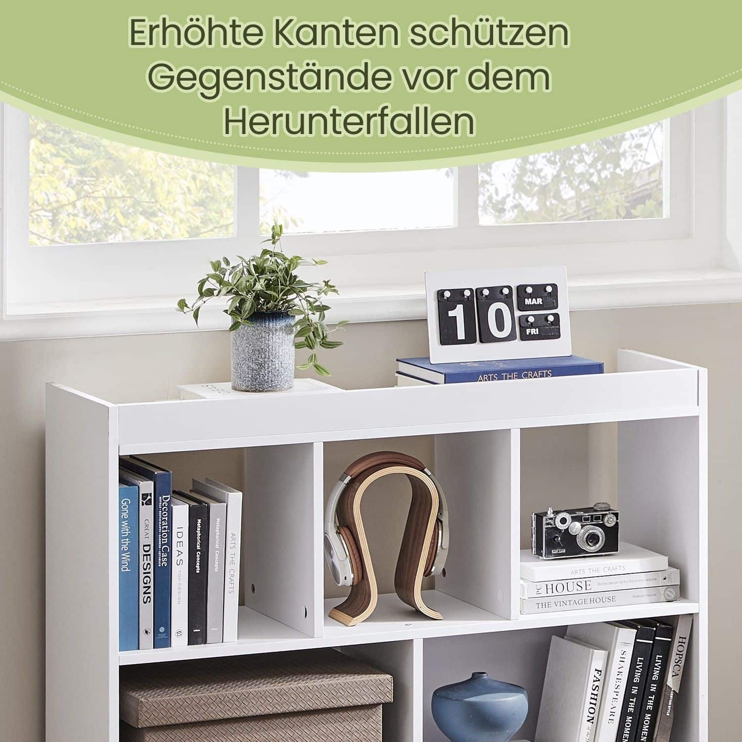 Bücherregal 8 Fächer Weiß Bücherregal 8 Fächer Weiß