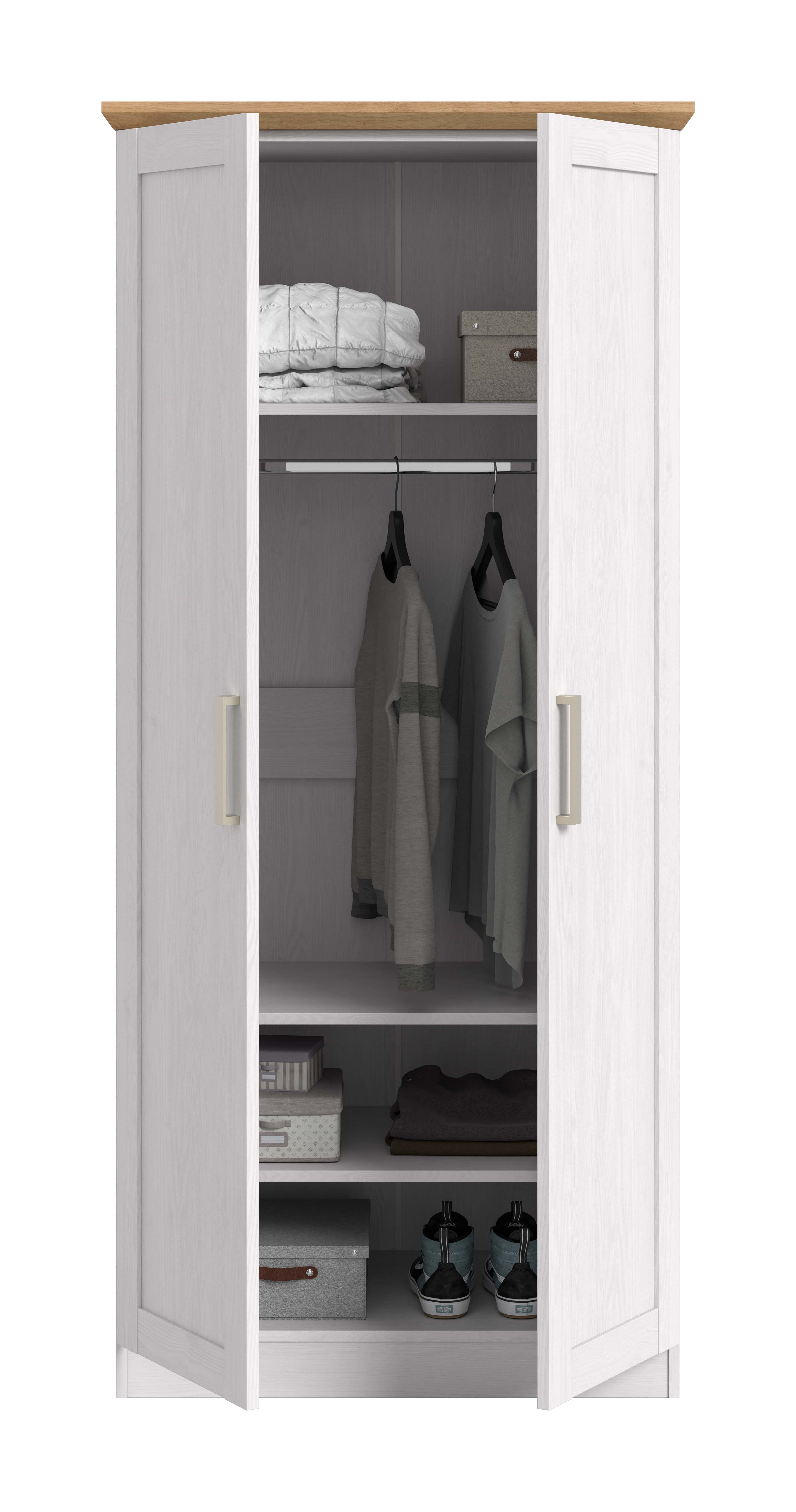 Florenz Kleiderschrank 2-türig