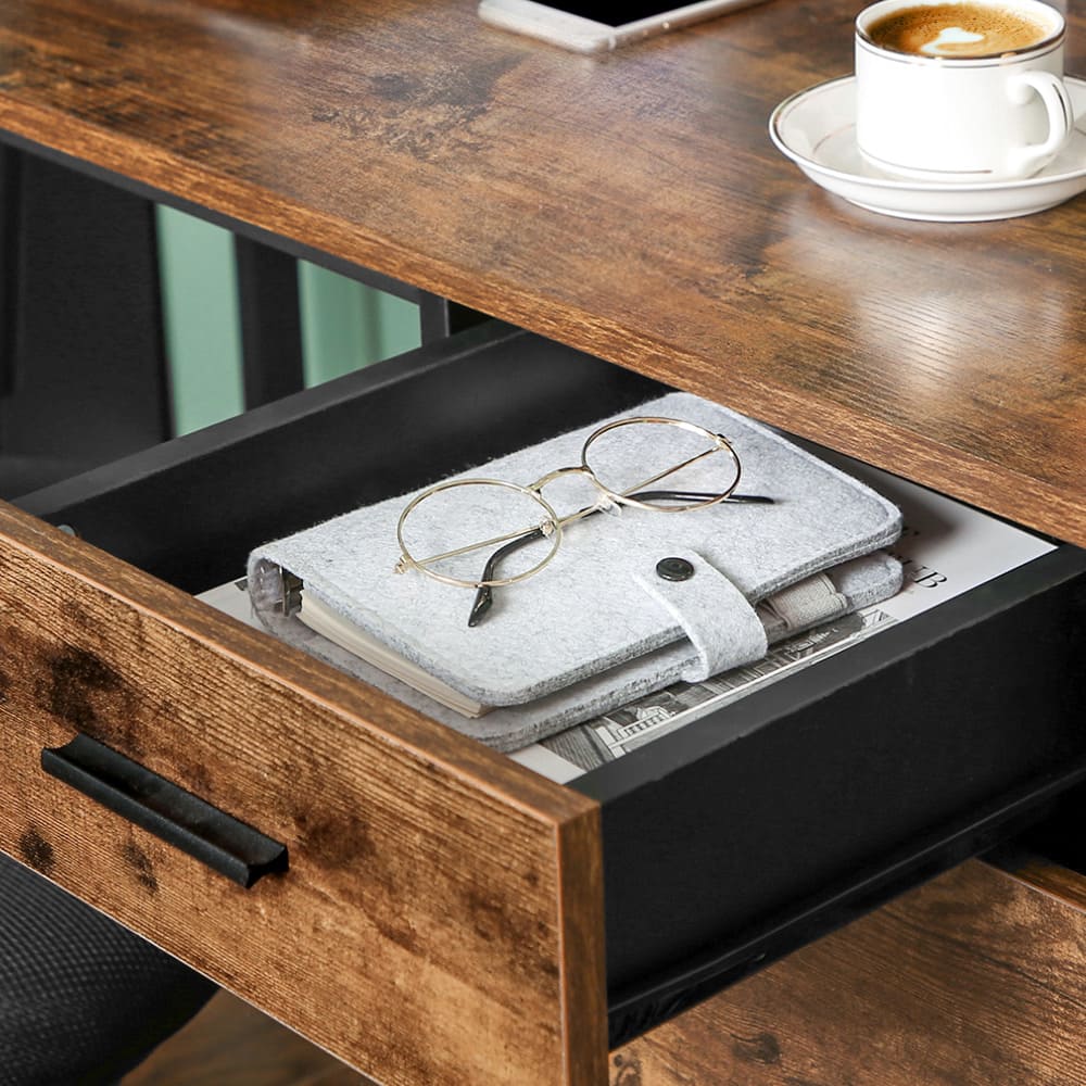 Buerotisch-mit-Schrank-LWD74X-6 Bürotisch mit Schrank