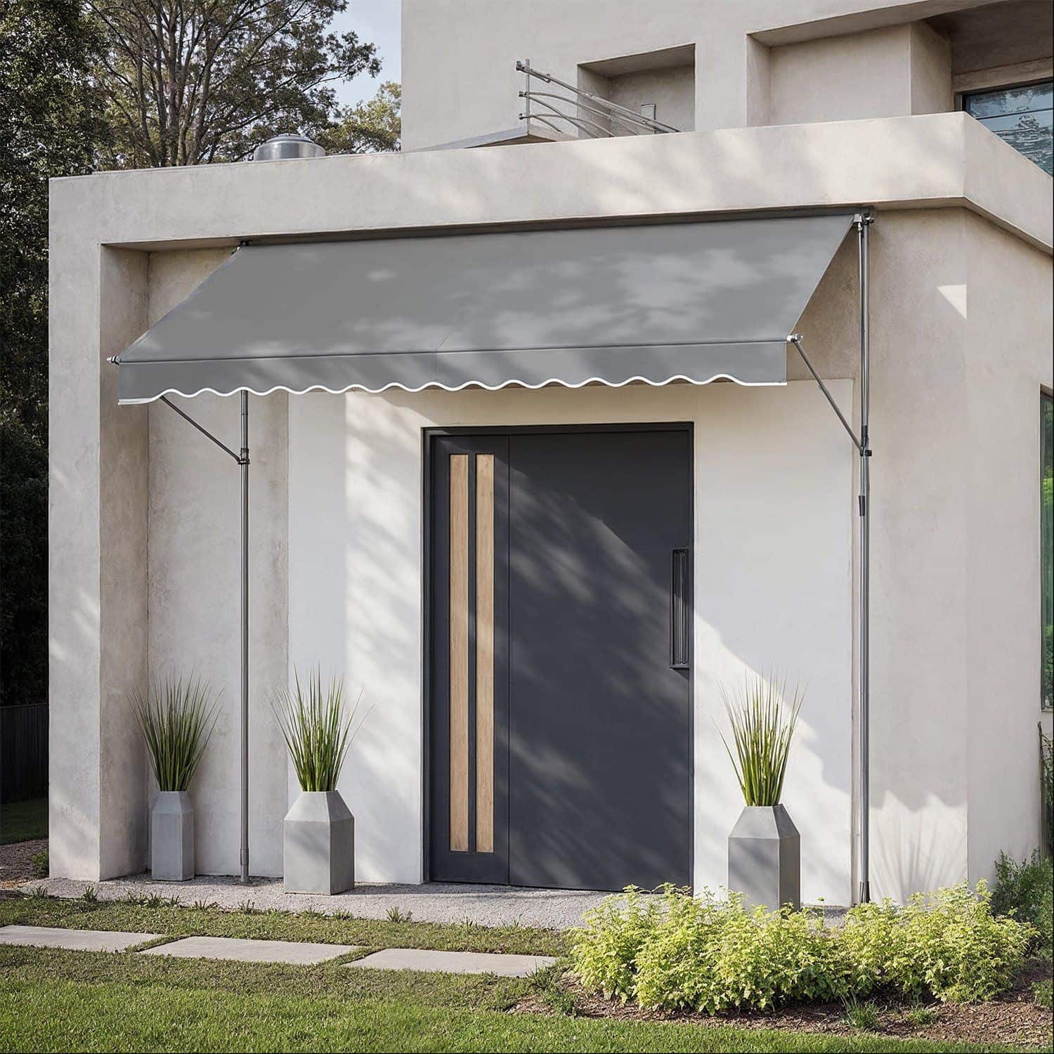 Klemmmarkise, Balkonmarkise, höhenverstellbar