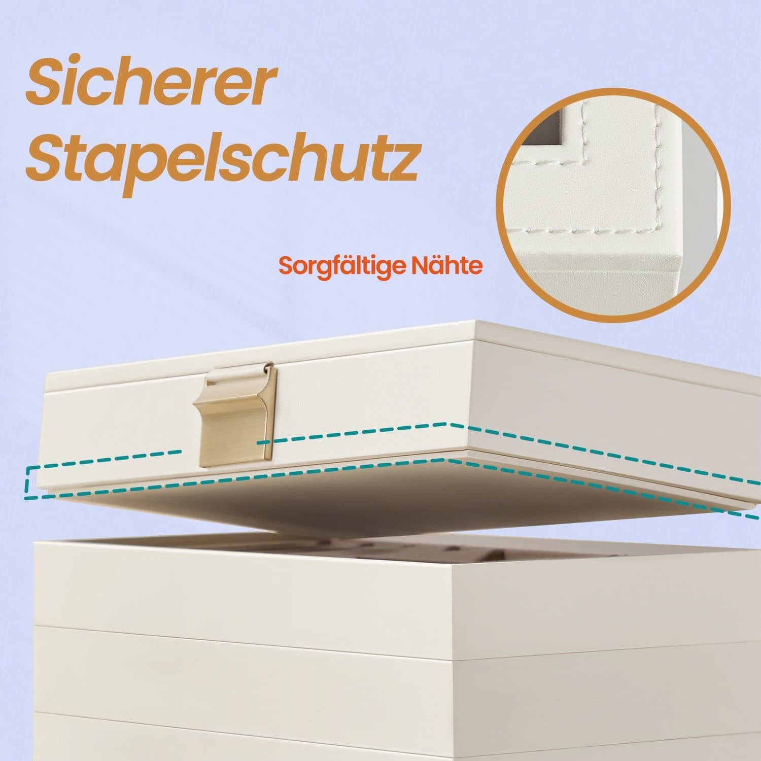 Stapelbares Schmuckkästchen 4 Ebenen Stapelbares Schmuckkästchen 4 Ebenen