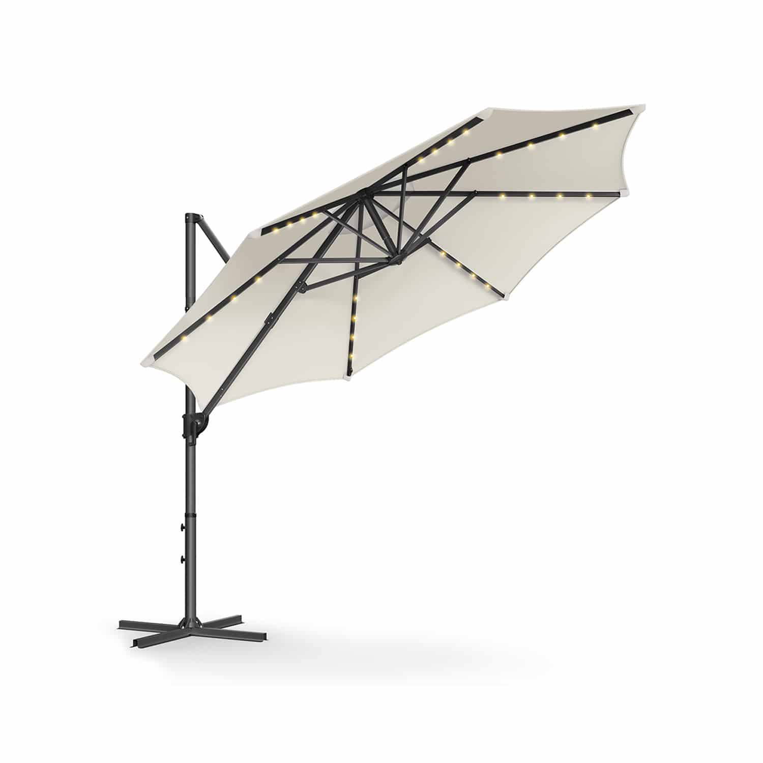 Sonnenschirm UPF 50+ um 360° drehbar