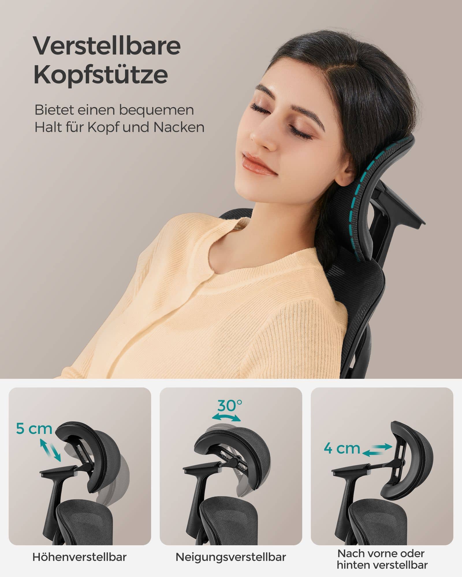 Schreibtischstuhl neigbare Rückenlehne tintenschwarz Schreibtischstuhl neigbare Rückenlehne tintenschwarz