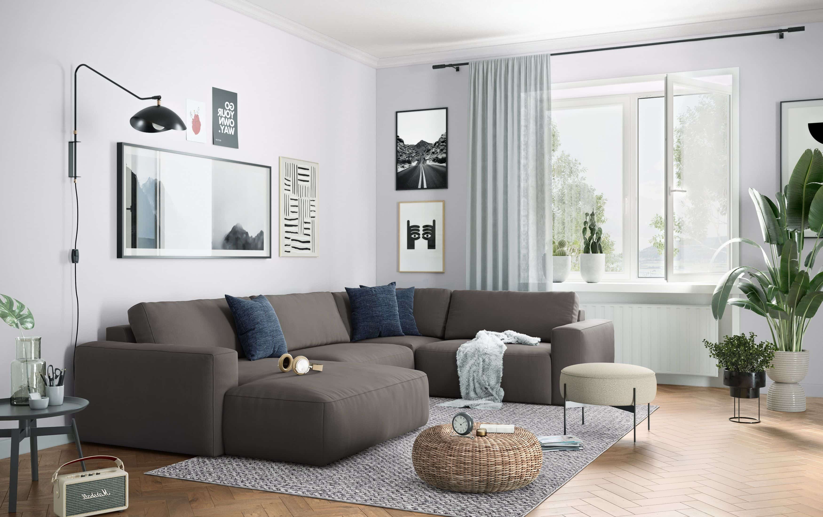 Wohnlandschaft U-Form Lasso - Cotta Wohnlandschaft U-Form Lasso - Cotta