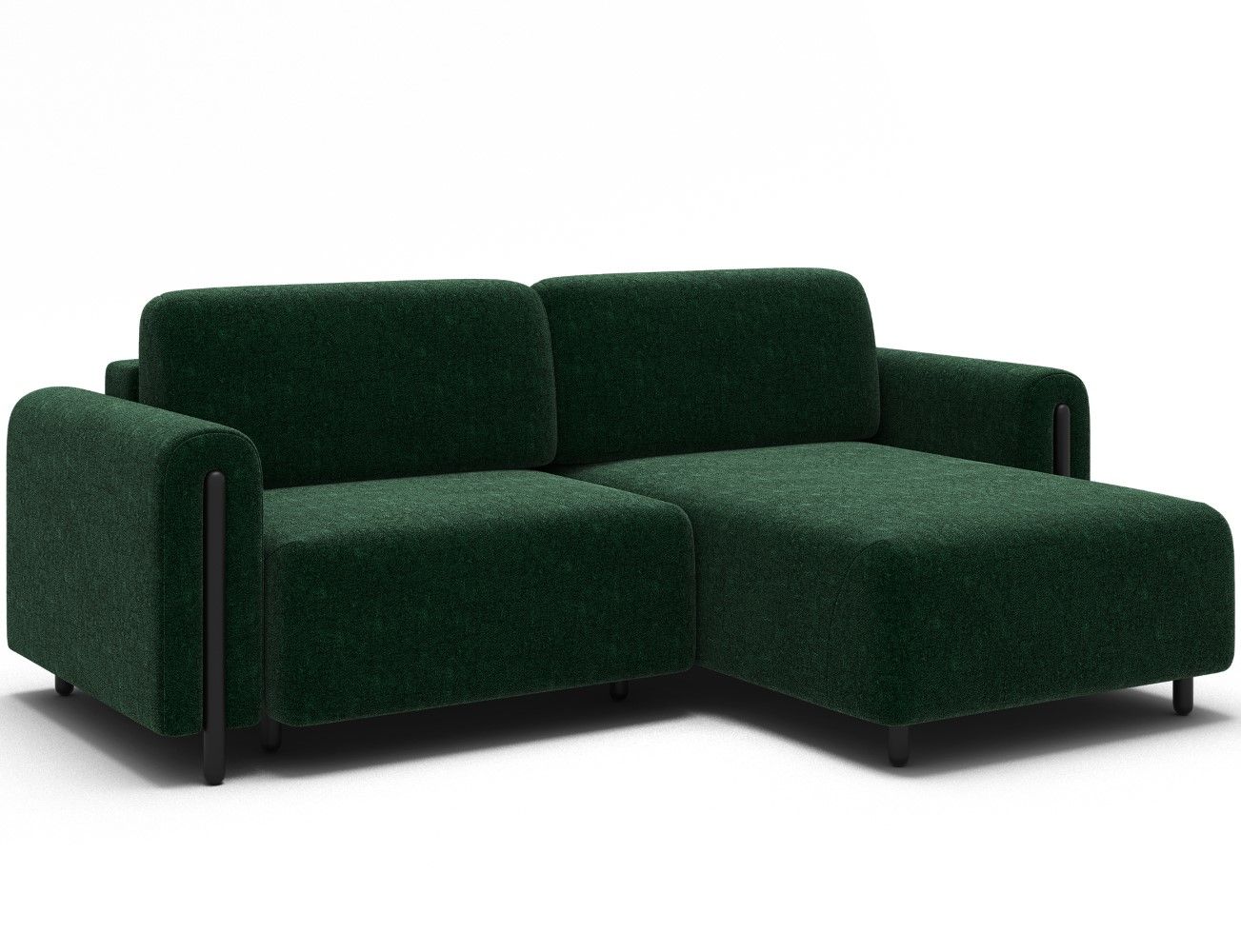 Ecksofa Acossta von Eltap Amore Mikrofaser mit Schlaffunktion Bettkasten