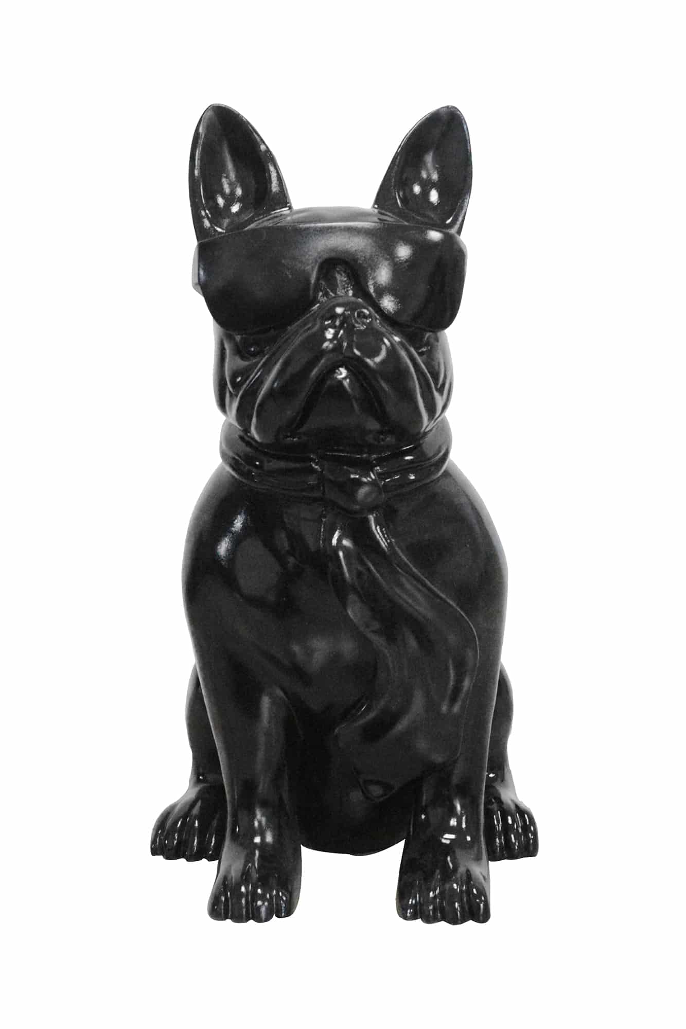 Skulptur Bulldog 125 Weiß Skulptur Bulldog 125 Weiß