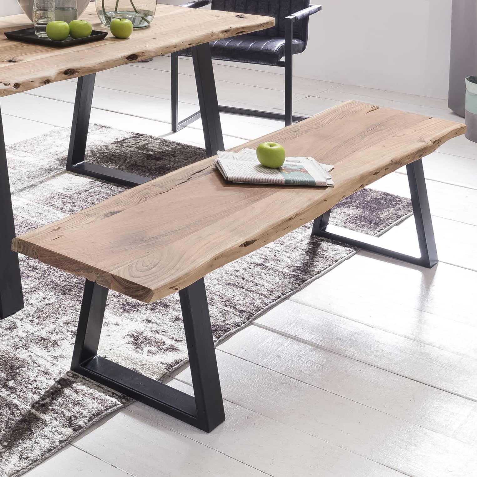 40884-WOHNLING-Esszimmer-Bank-GAYA-Baumstamm-Massivholz-Akazie-180-x-45-x-40-cm-Robuste-Naturholz-Kuechenbank-mit-hoher-Stabilitaet-Echtholz-Essbank-mit-Baumkante-Holzbank-mit-Met_pJD1MXYYD1MaR Esszimmer-Bank GAYA Baumstamm Massivholz Akazie 180 x 45 x 40 cm