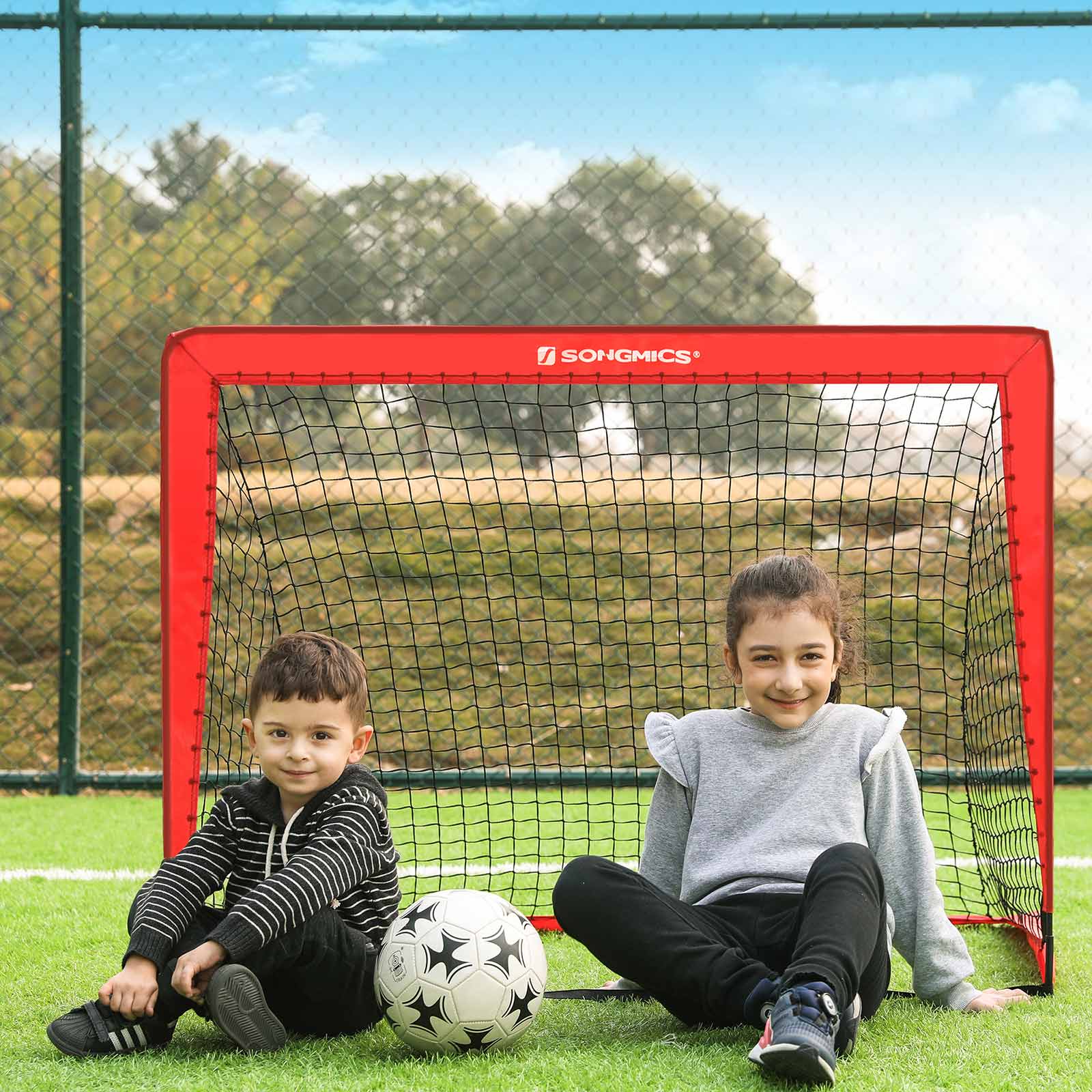 Fußballtore für Kinder rot-SZQ122R02
