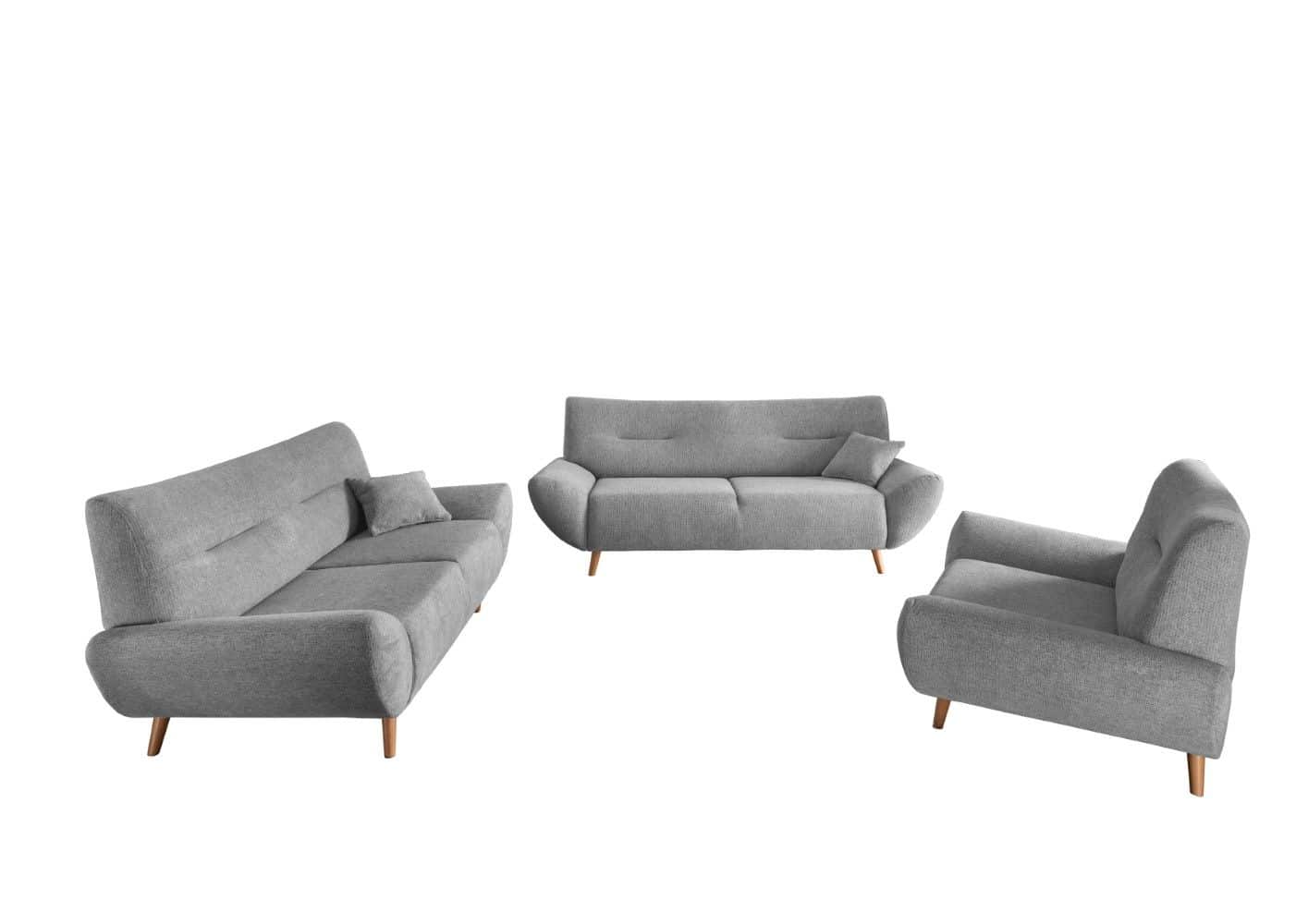 Sofa Set Drago 3 2 1 von Benformato mit Wildeichefüßen Sofa Set Drago 3 2 1 von Benformato mit Wildeichefüßen