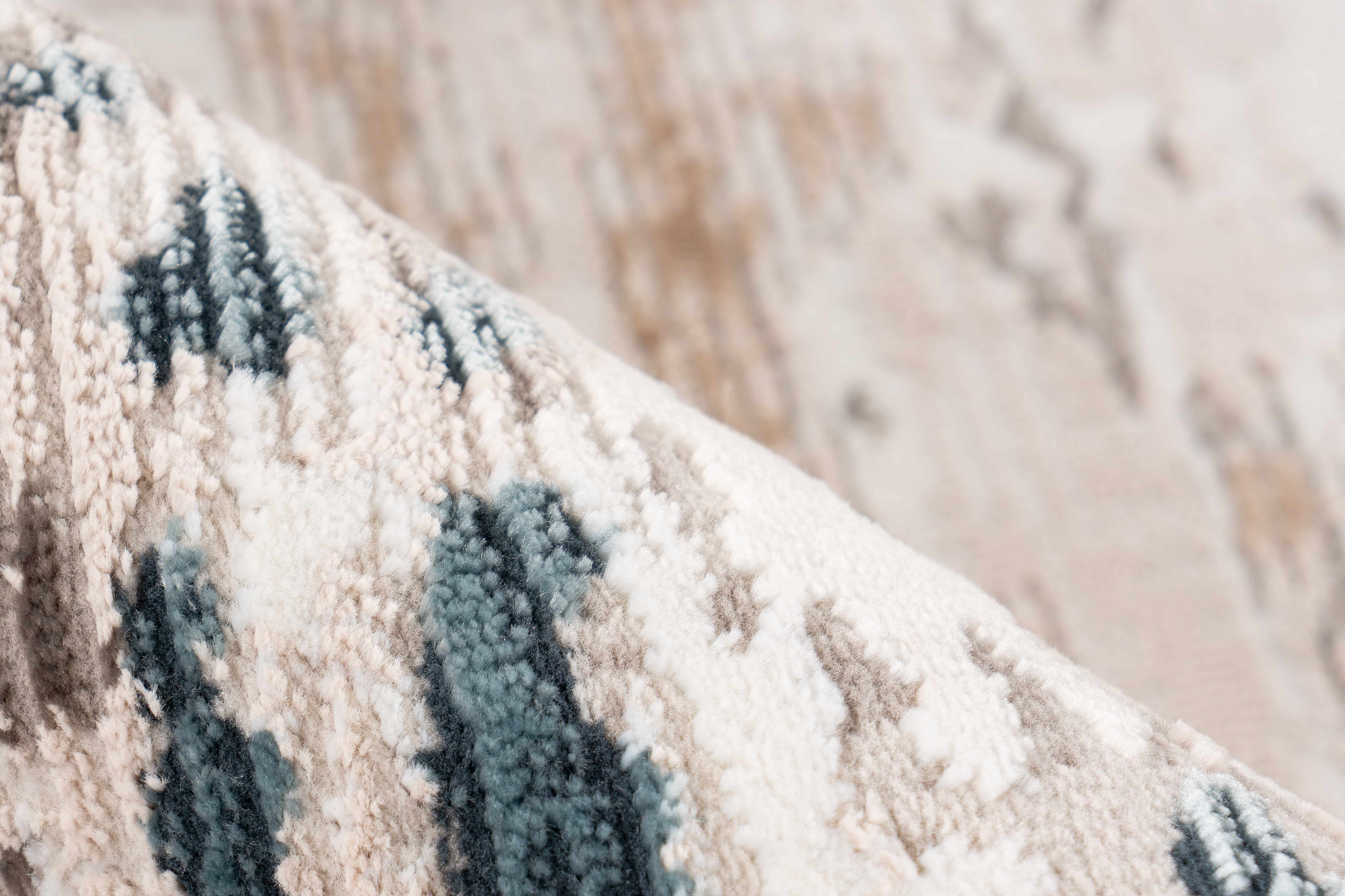 Akropolis 325 Grau / Blau 80cm x 150cm Akropolis 325 Grau / Blau 80cm x 150cm