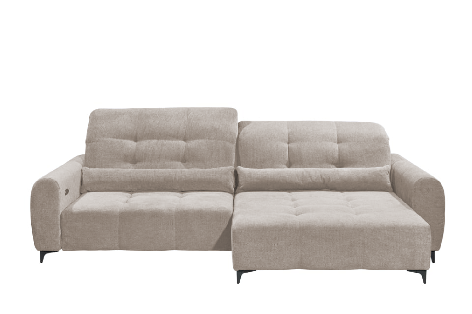 XXL Cosyseat Nassau - stone – Das Ecksofa mit Elektrofunktion und Loveseat-Komfort XXL Cosyseat Nassau - stone – Das Ecksofa mit Elektrofunktion und Loveseat-Komfort
