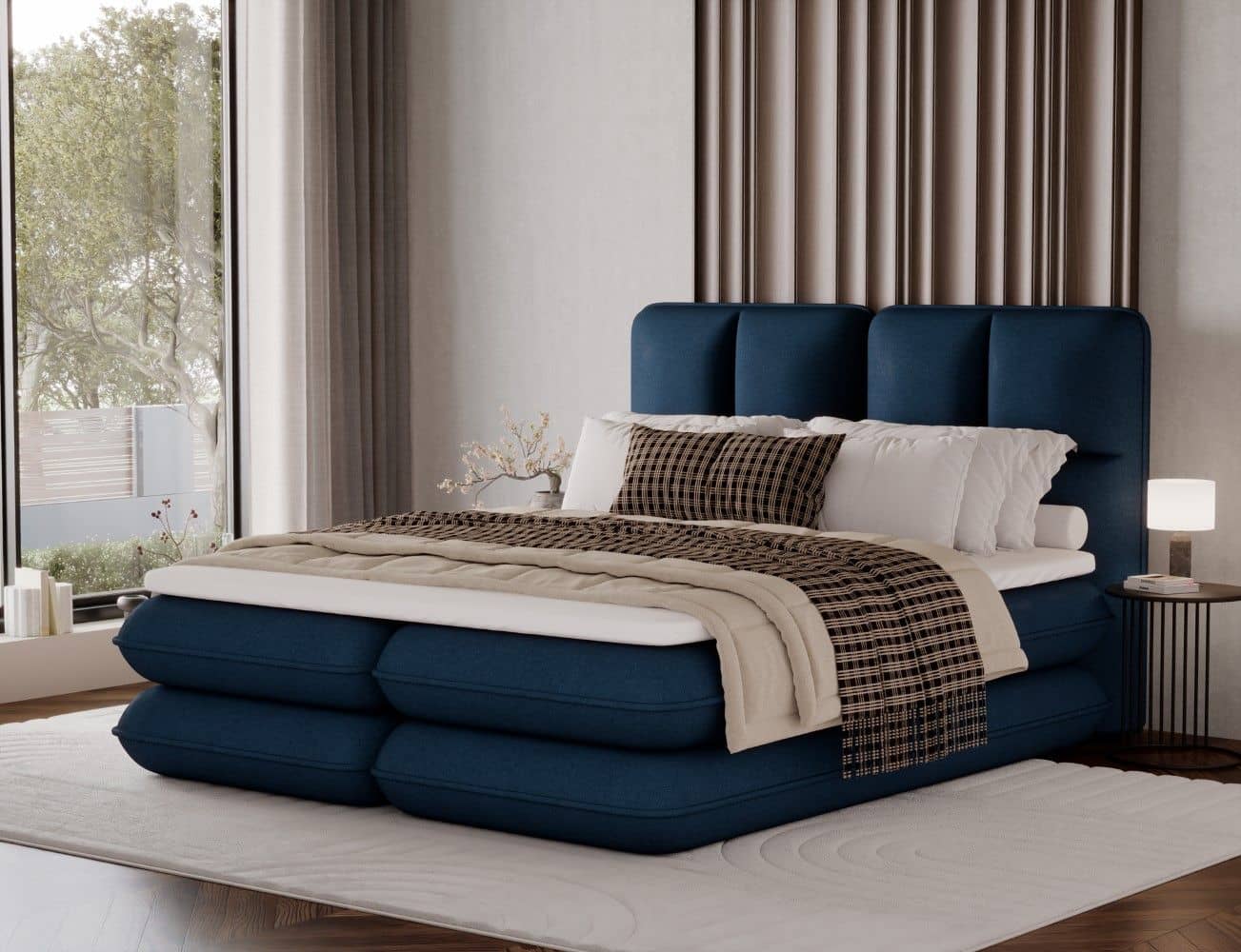 Boxspringbett Tonila von Eltap – Monolith Samthaptik | Bettkasten |Topper Boxspringbett Tonila von Eltap – Monolith Samthaptik | Bettkasten |Topper