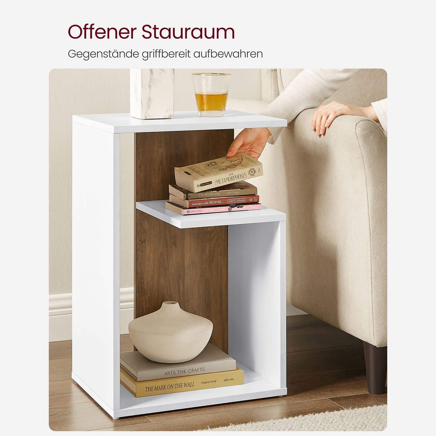 Beistelltisch mit Ablage Beistelltisch mit Ablage