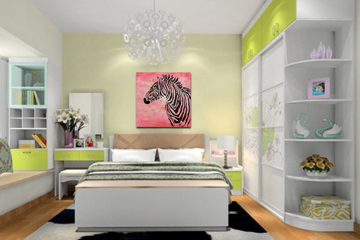 Öl-Wandbild Kalahari 70cm x 70cm Öl-Wandbild Kalahari 70cm x 70cm