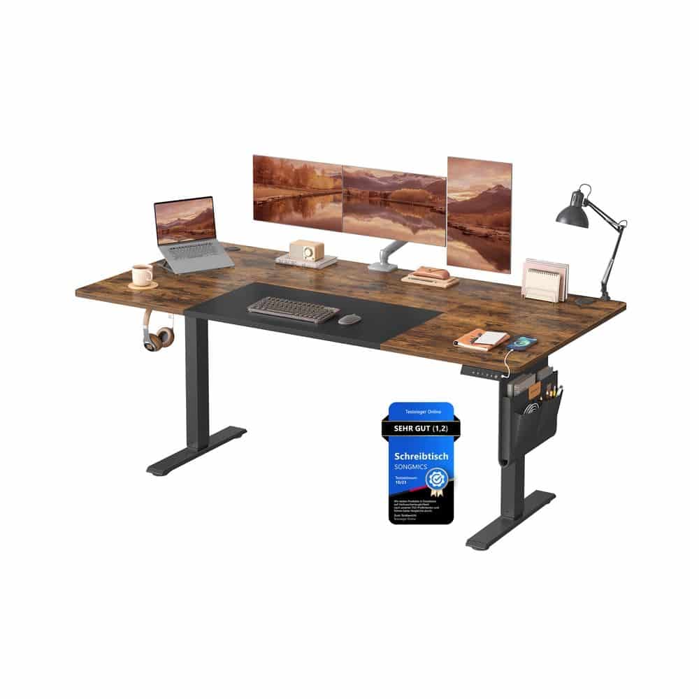 Höhenverstellbarer Schreibtisch elektrisch 180 x 80 cm Höhenverstellbarer Schreibtisch elektrisch 180 x 80 cm