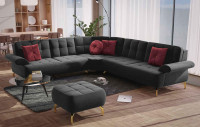 Sofa Orient: Edles Design mit Goldakzenten