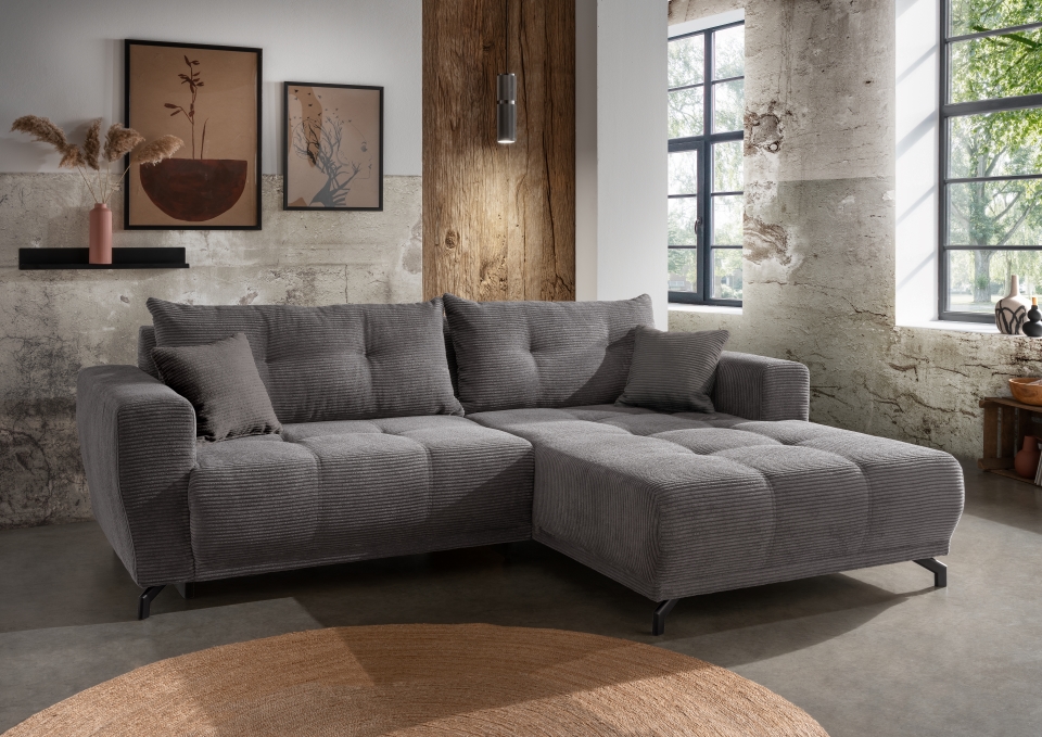 Sofa Restato von Benformato mit elektronischer Sitzvorschub Cord Bezug |  myHomelando
